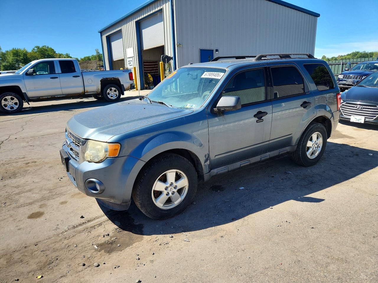 2010 Ford Escape Xlt Blue vin: 1FMCU9DG5AKD24169