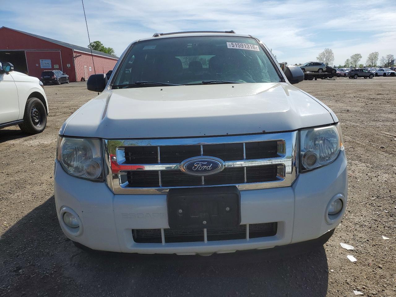 2011 Ford Escape Xlt White vin: 1FMCU9DG5BKB41842