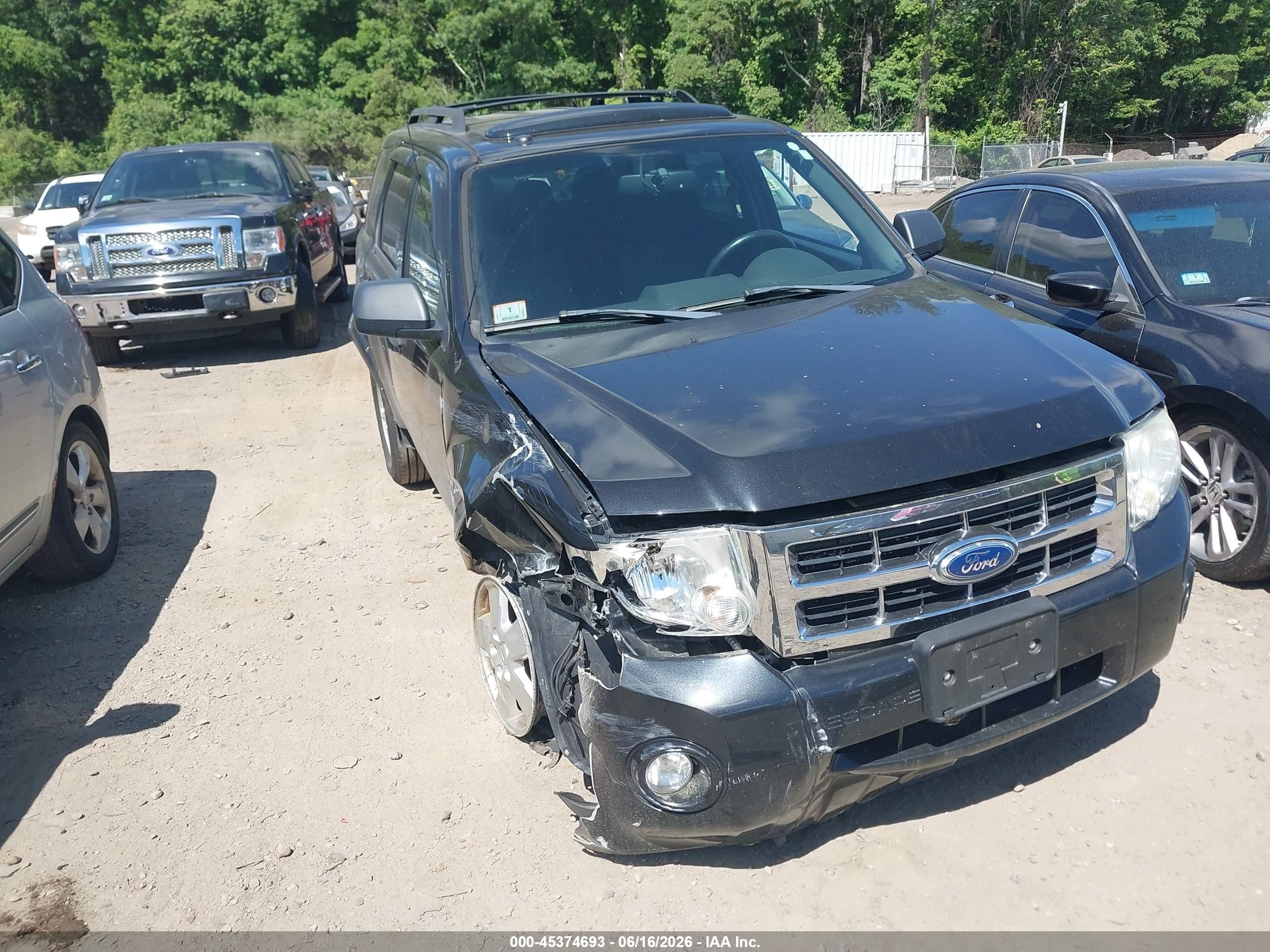 2011 Ford Escape Xlt Black vin: 1FMCU9DG5BKB69138