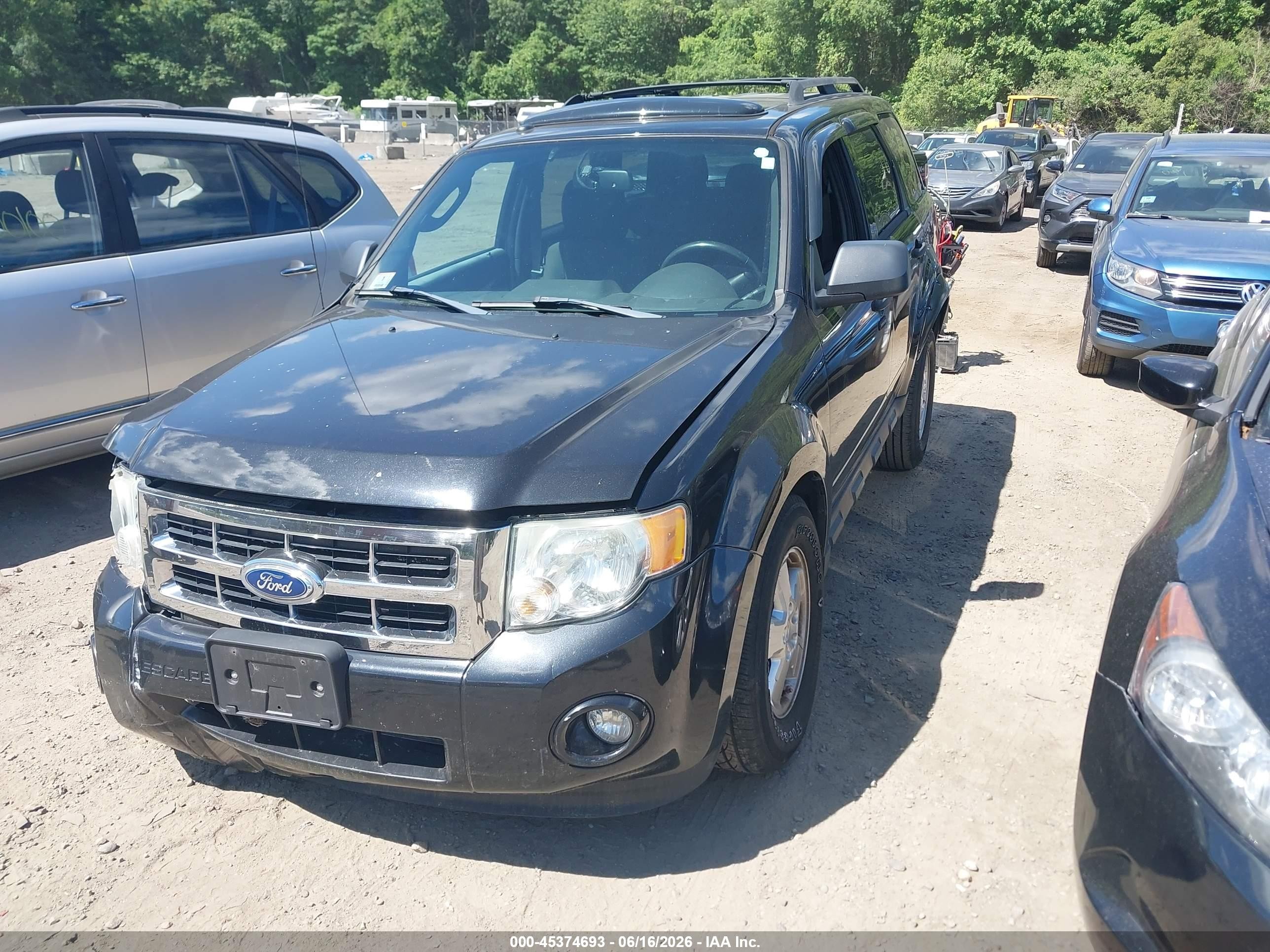 2011 Ford Escape Xlt Black vin: 1FMCU9DG5BKB69138