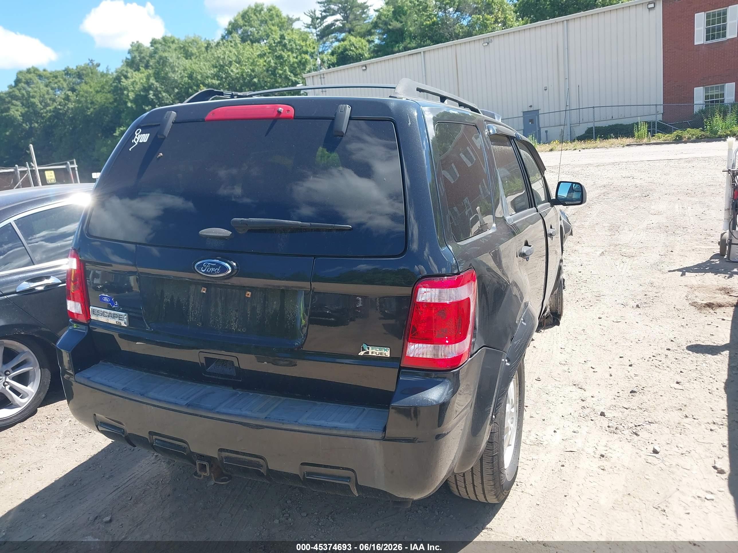2011 Ford Escape Xlt Black vin: 1FMCU9DG5BKB69138