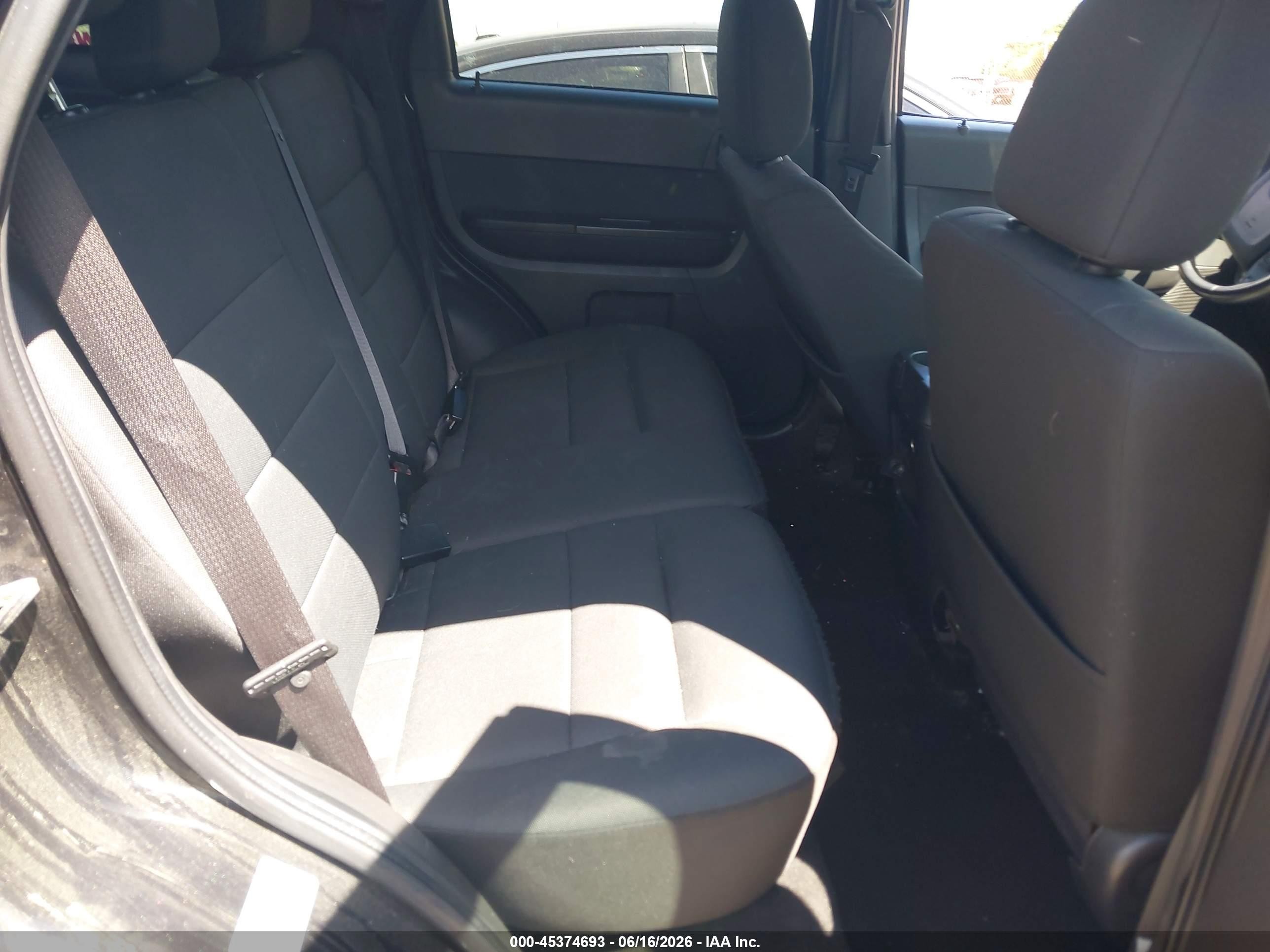 2011 Ford Escape Xlt Black vin: 1FMCU9DG5BKB69138