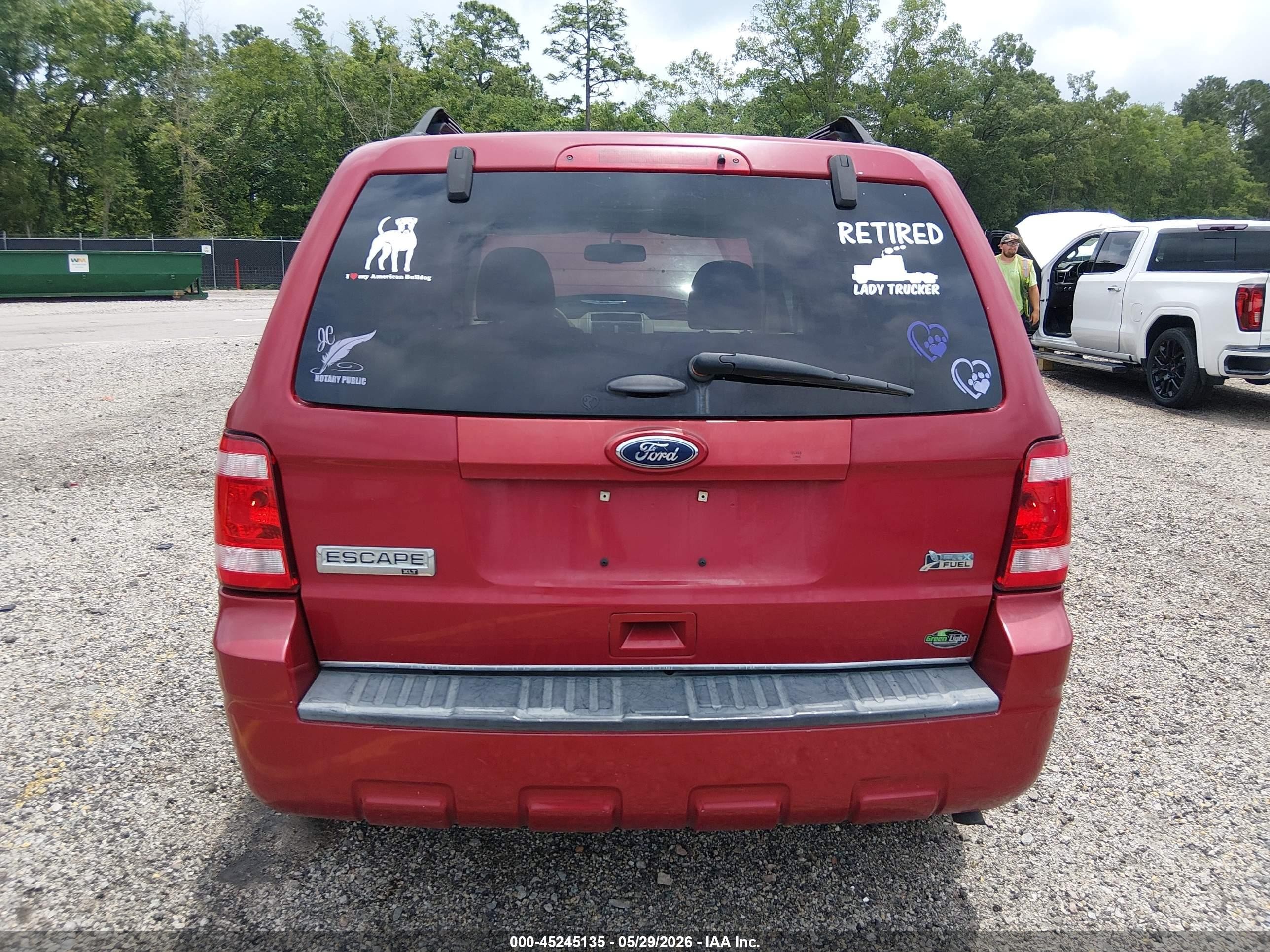 2011 Ford Escape Xlt Red vin: 1FMCU9DG5BKC35803