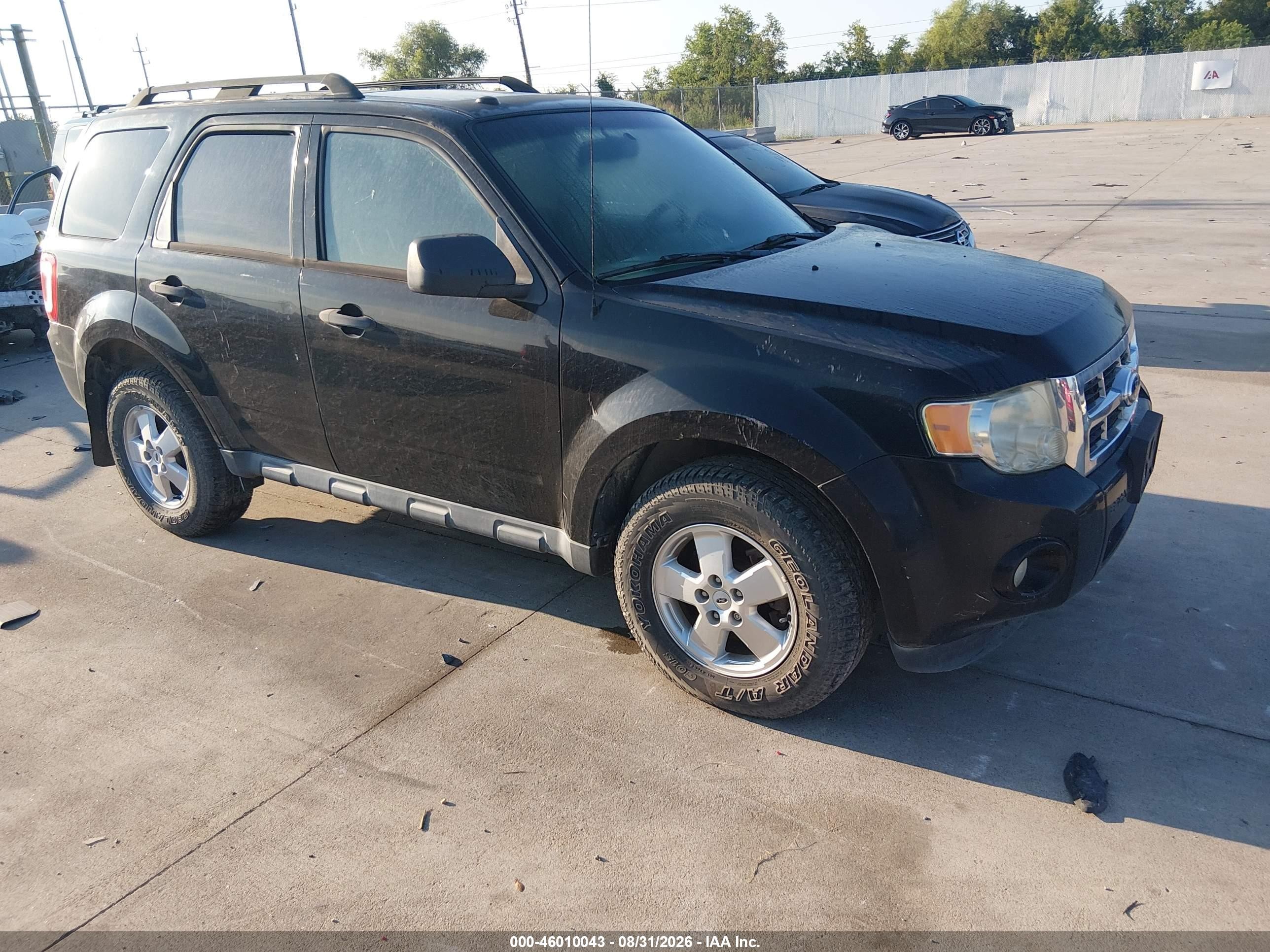 2012 Ford Escape Xlt Black vin: 1FMCU9DG5CKA88562