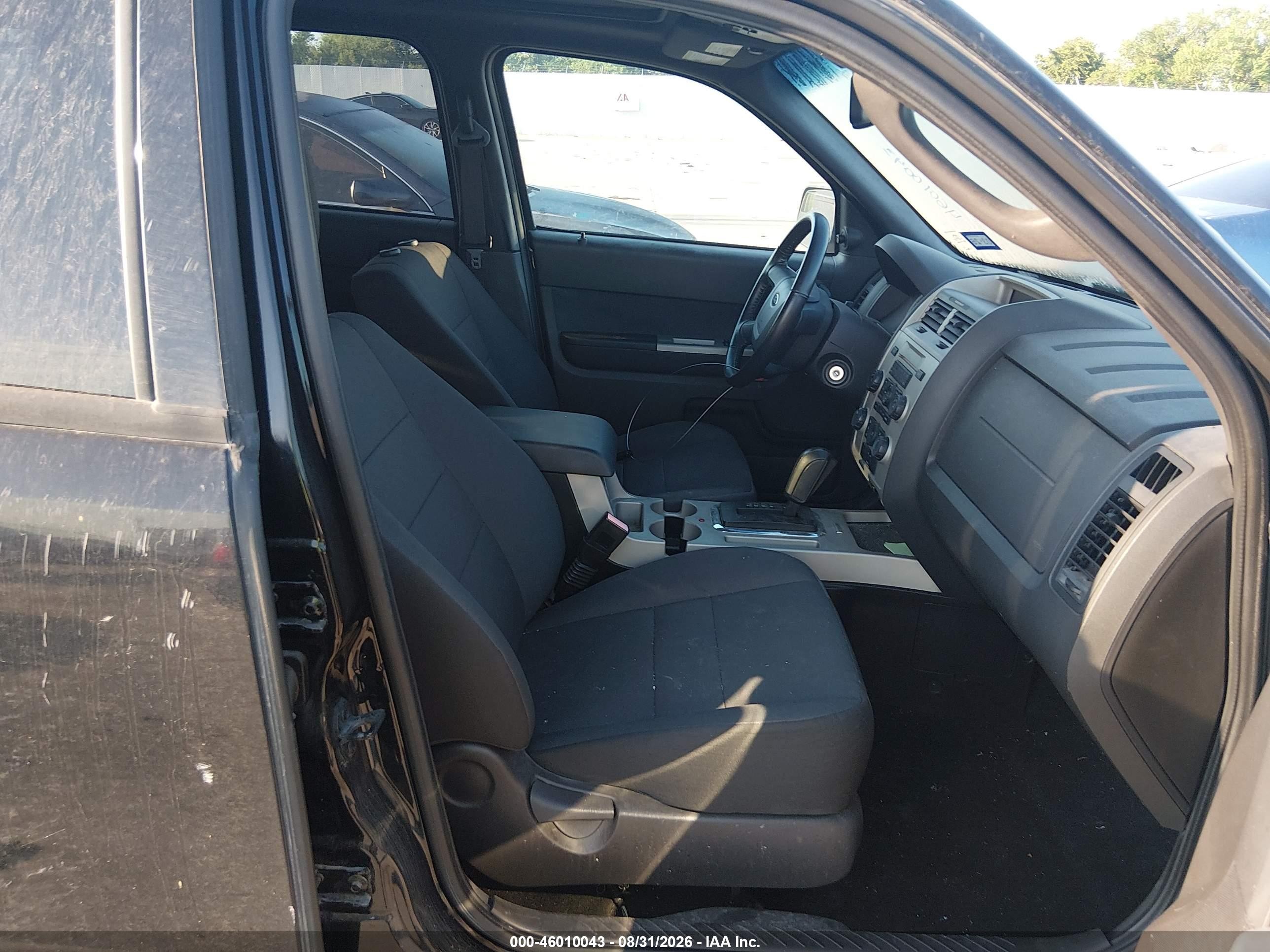 2012 Ford Escape Xlt Black vin: 1FMCU9DG5CKA88562