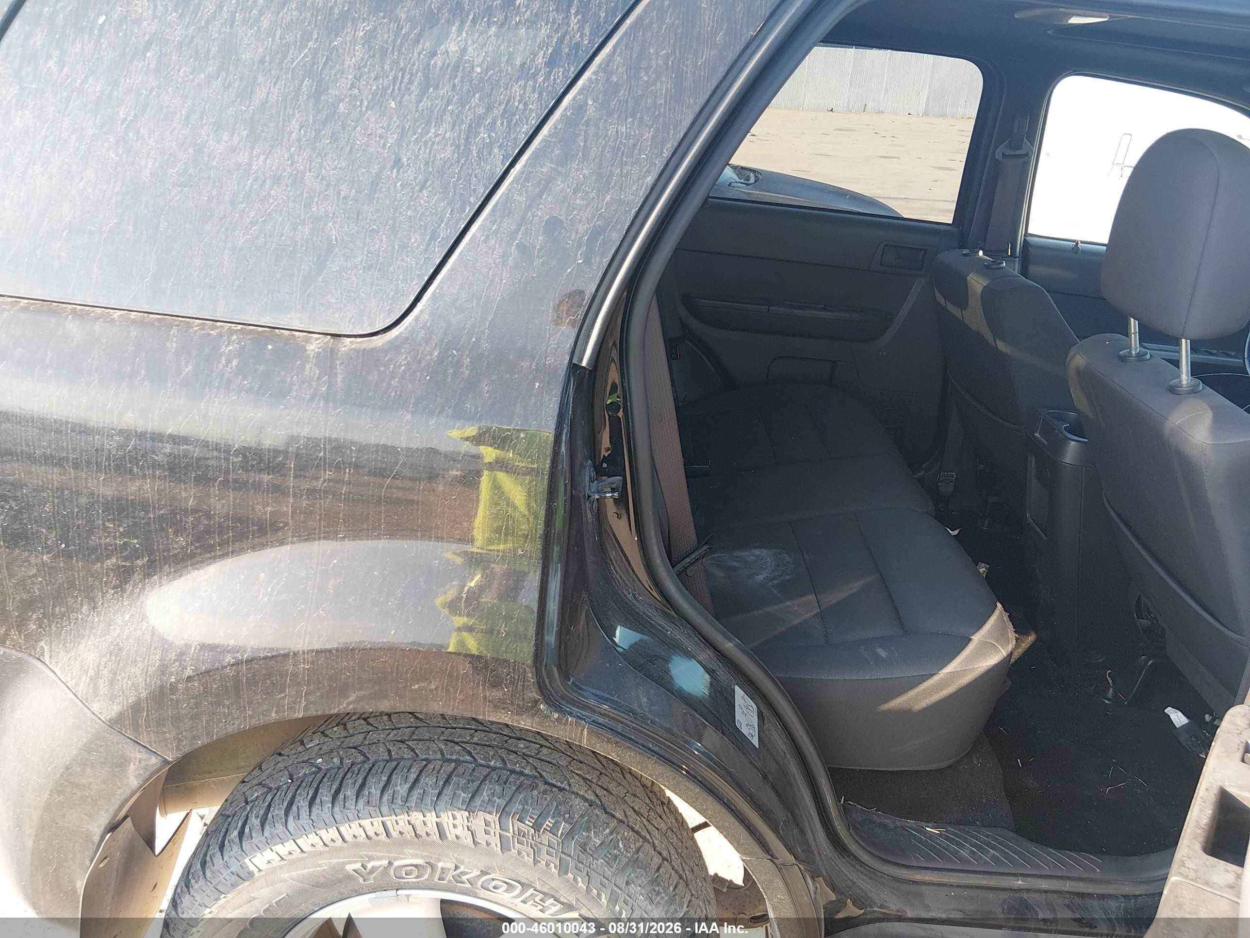 2012 Ford Escape Xlt Black vin: 1FMCU9DG5CKA88562