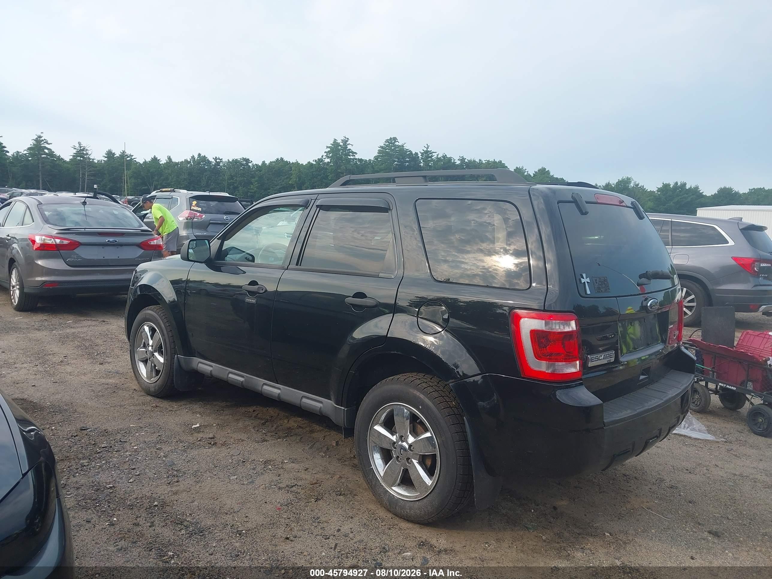 2012 Ford Escape Xlt Черный vin: 1FMCU9DG5CKB98267
