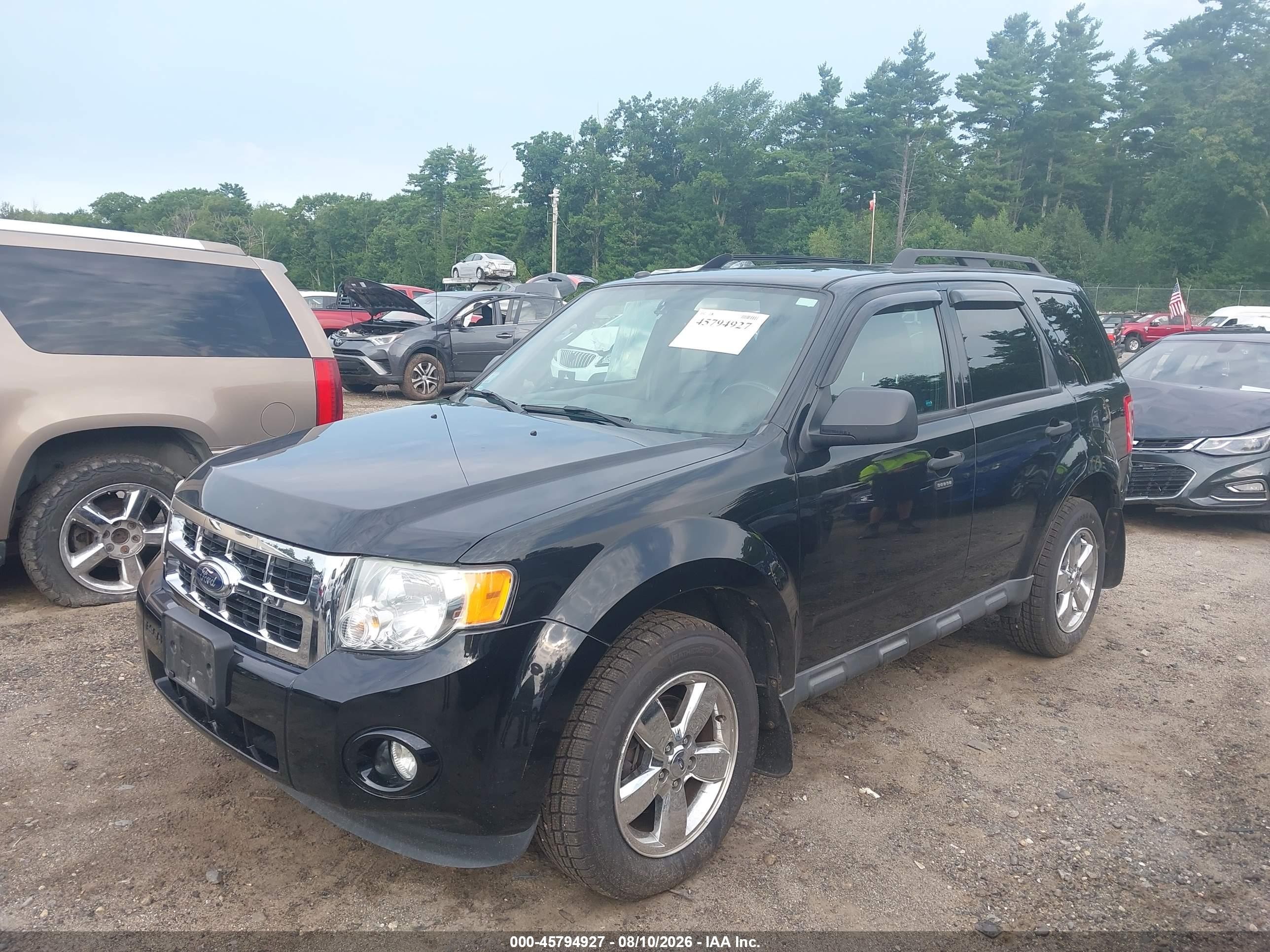 2012 Ford Escape Xlt Черный vin: 1FMCU9DG5CKB98267