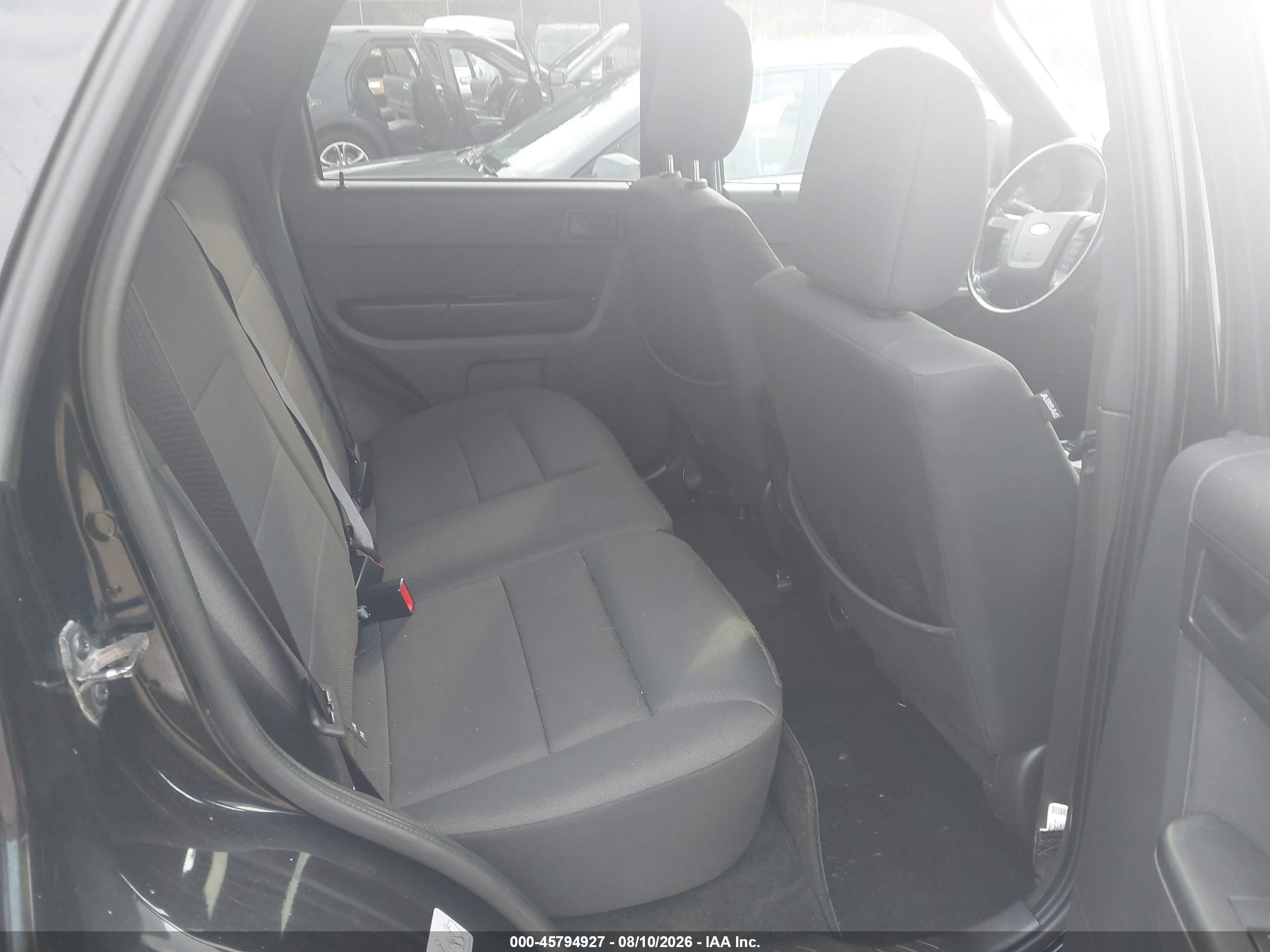 2012 Ford Escape Xlt Черный vin: 1FMCU9DG5CKB98267