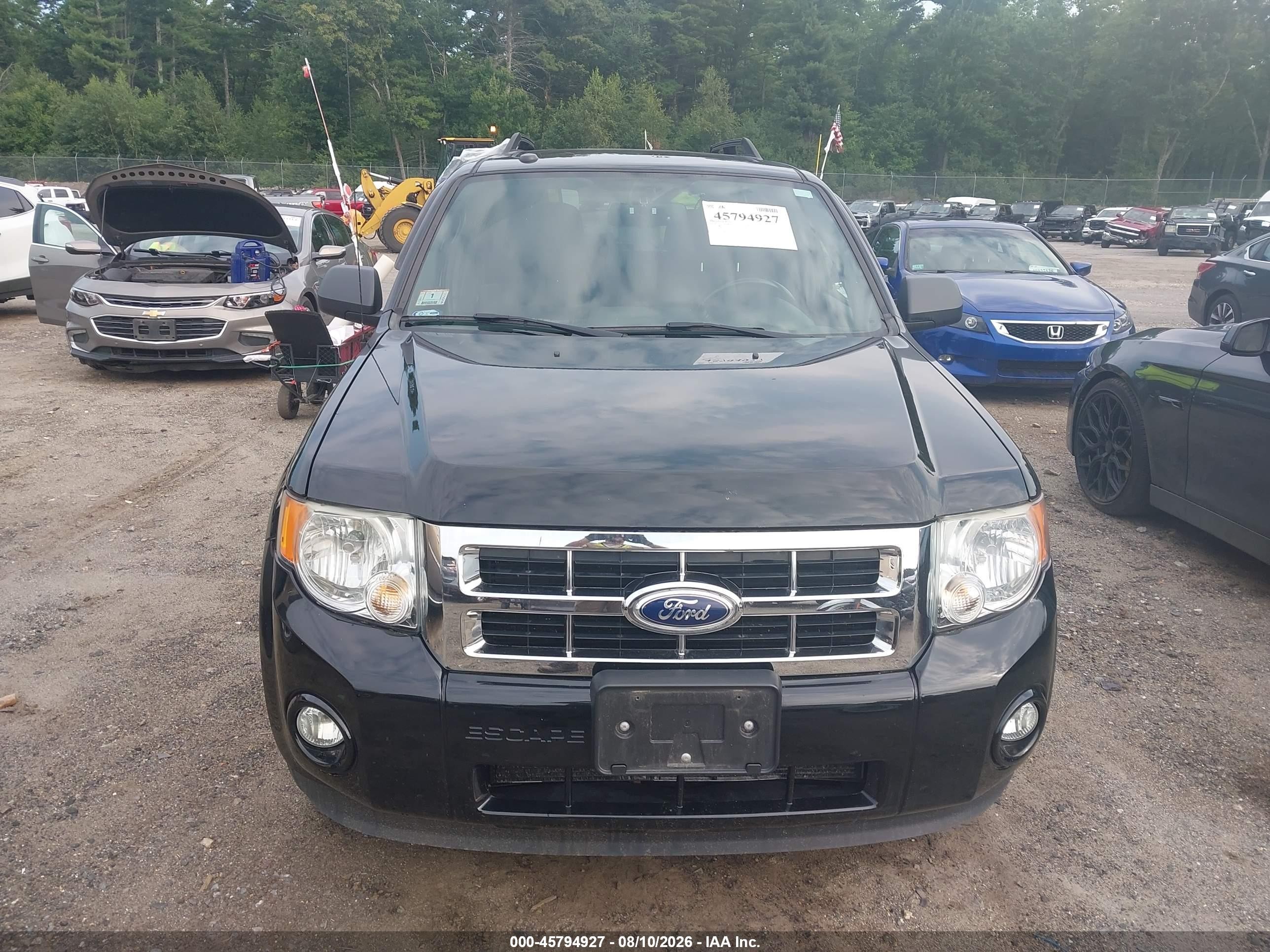 2012 Ford Escape Xlt Черный vin: 1FMCU9DG5CKB98267