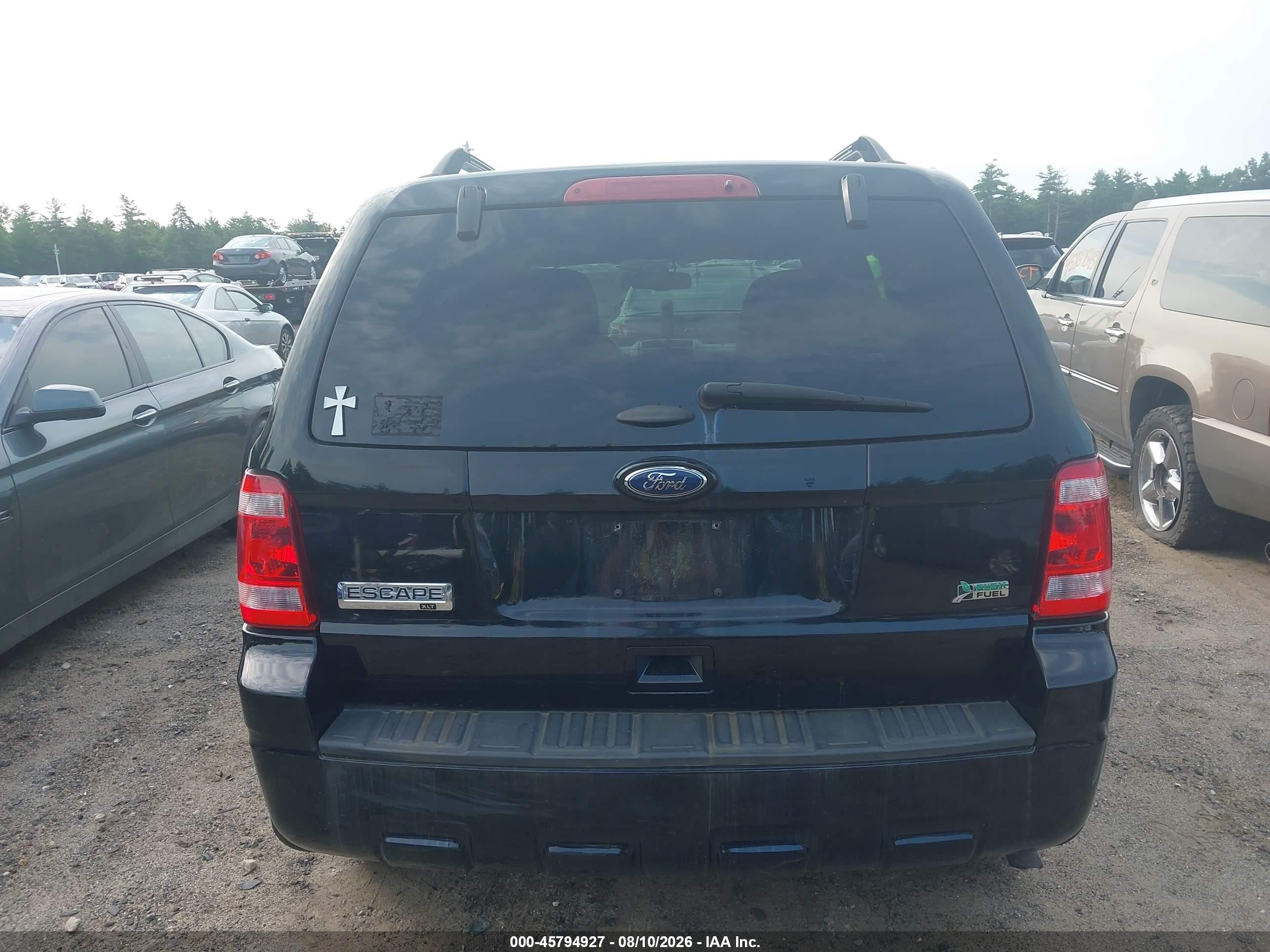 2012 Ford Escape Xlt Черный vin: 1FMCU9DG5CKB98267