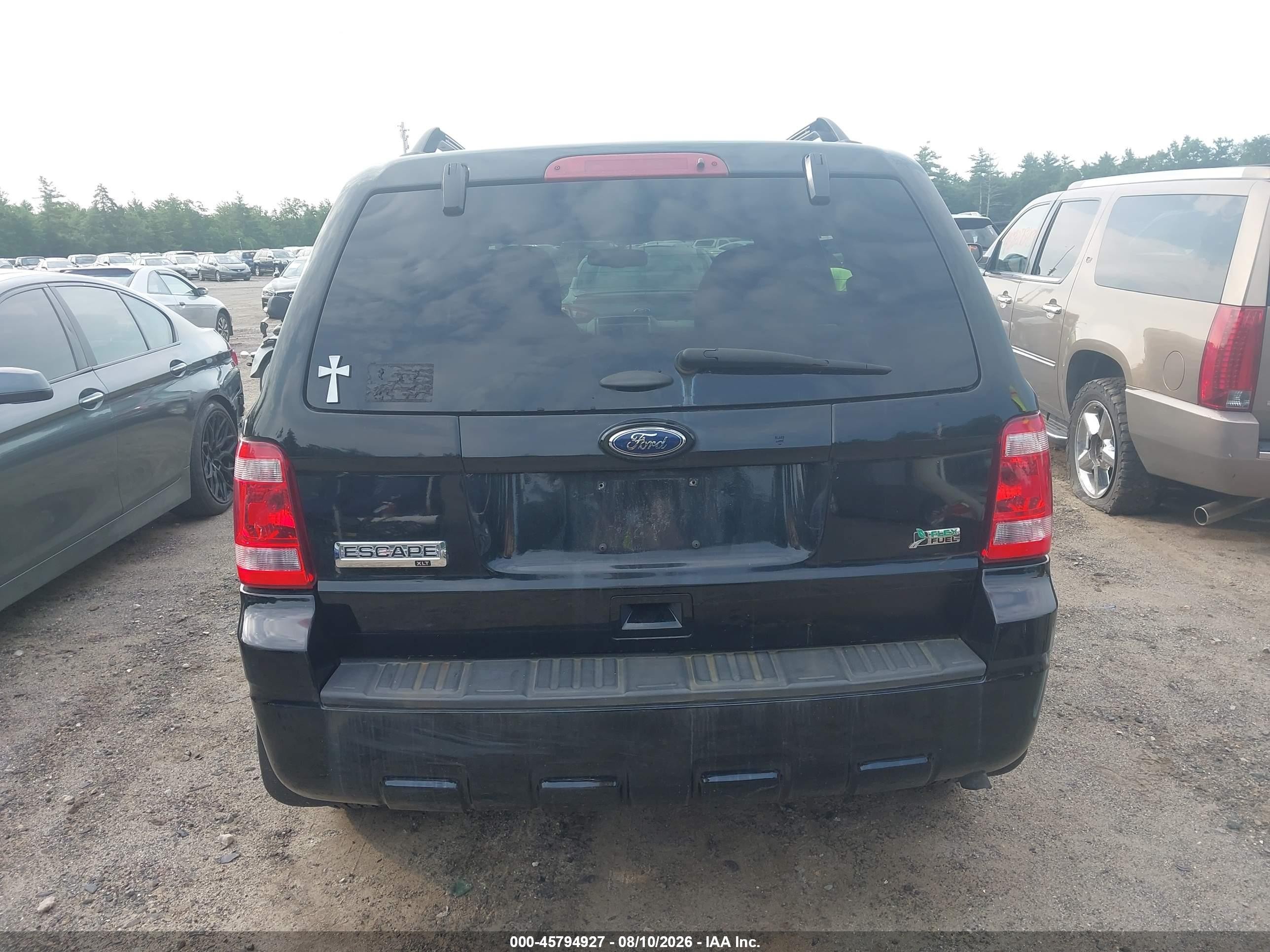 2012 Ford Escape Xlt Черный vin: 1FMCU9DG5CKB98267