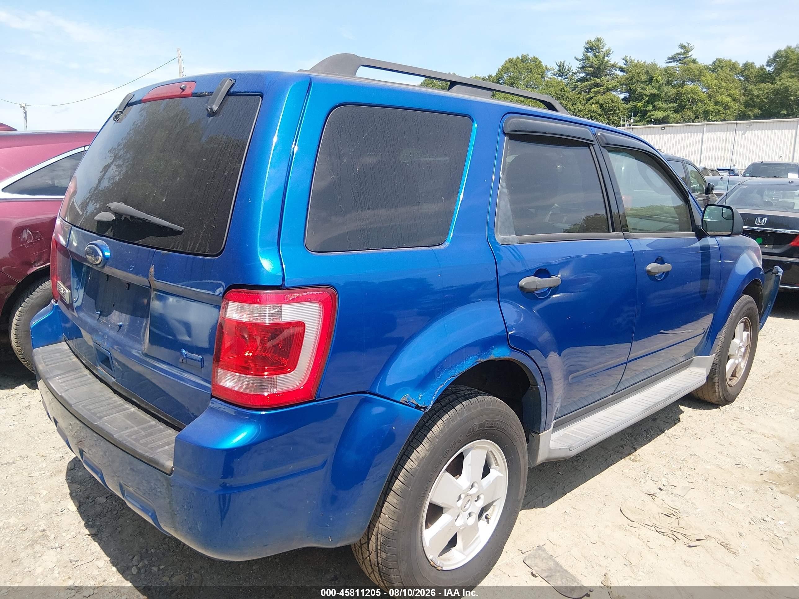 2012 Ford Escape Xlt Blue vin: 1FMCU9DG5CKC55387