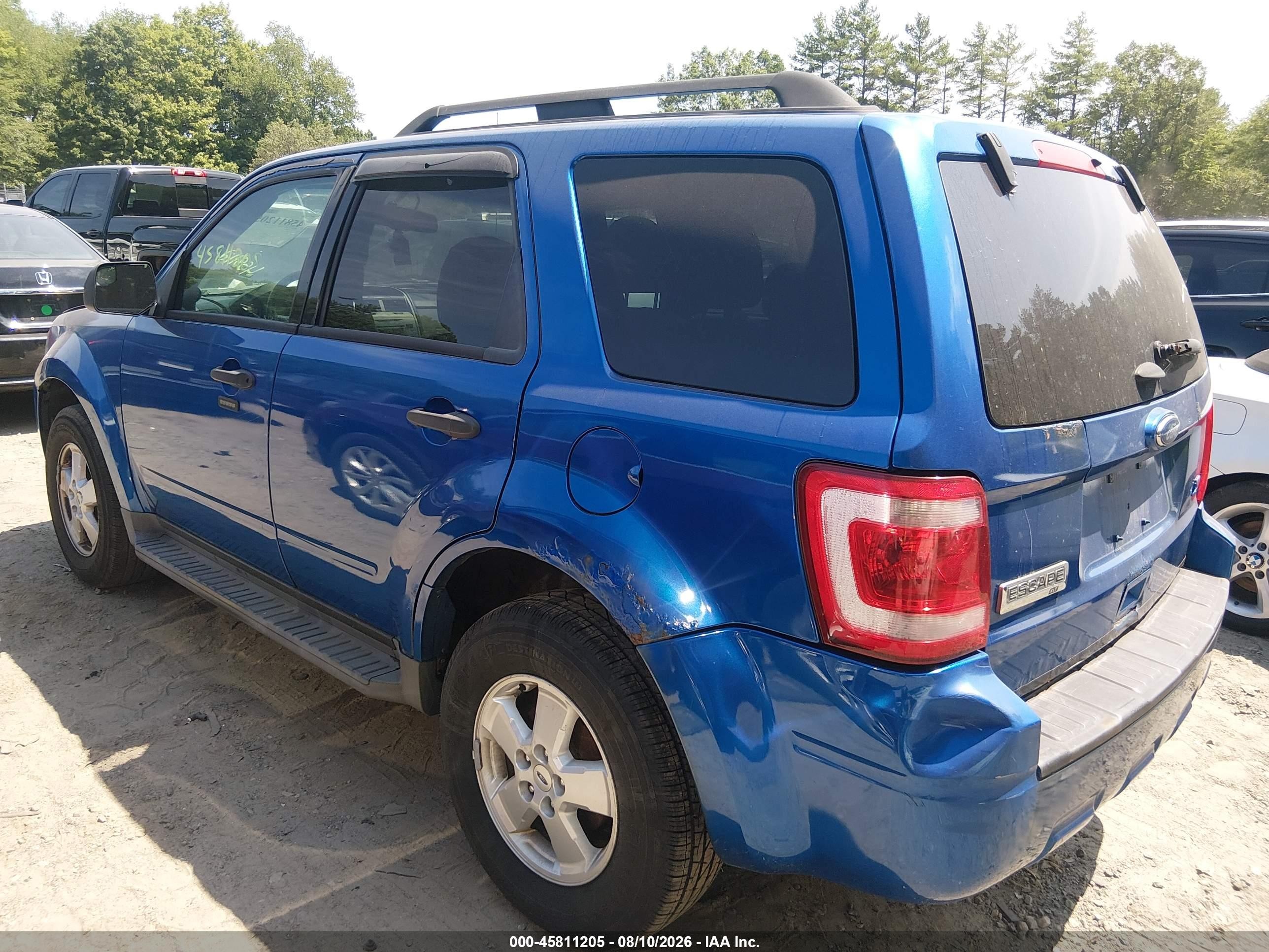 2012 Ford Escape Xlt Blue vin: 1FMCU9DG5CKC55387