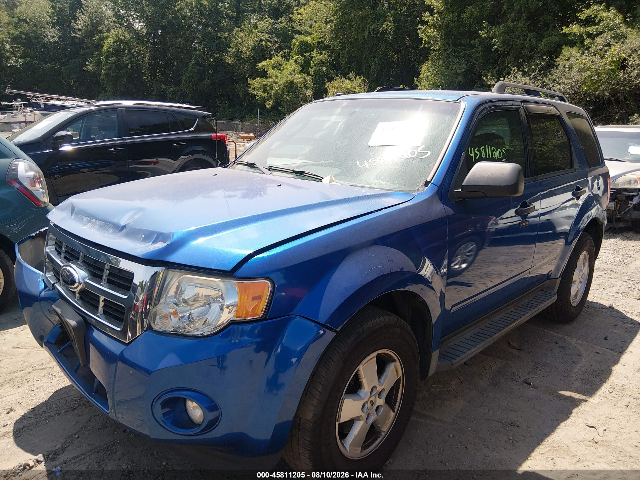 2012 Ford Escape Xlt Blue vin: 1FMCU9DG5CKC55387