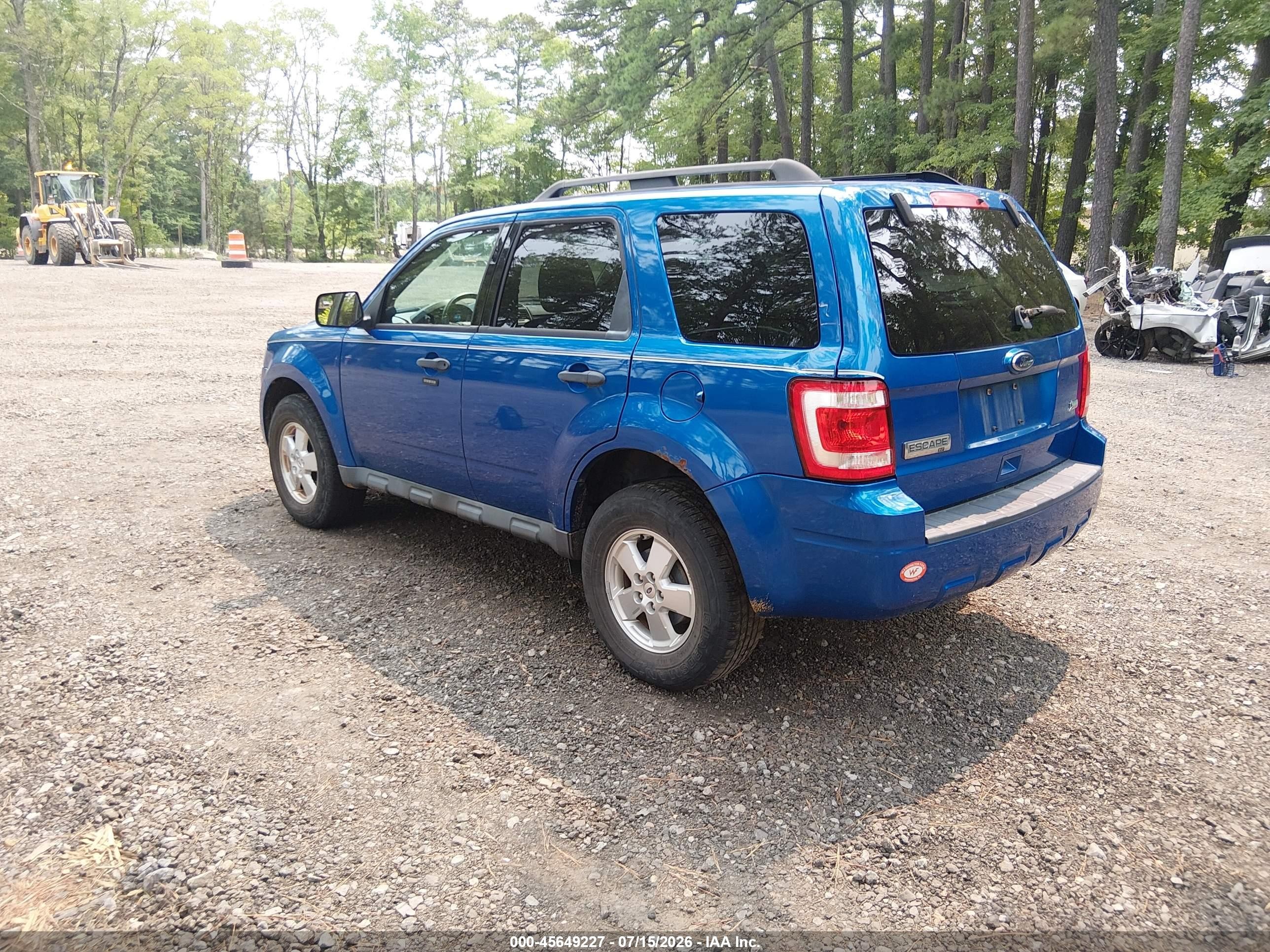 2011 Ford Escape Xlt Blue vin: 1FMCU9DG6BKA48330