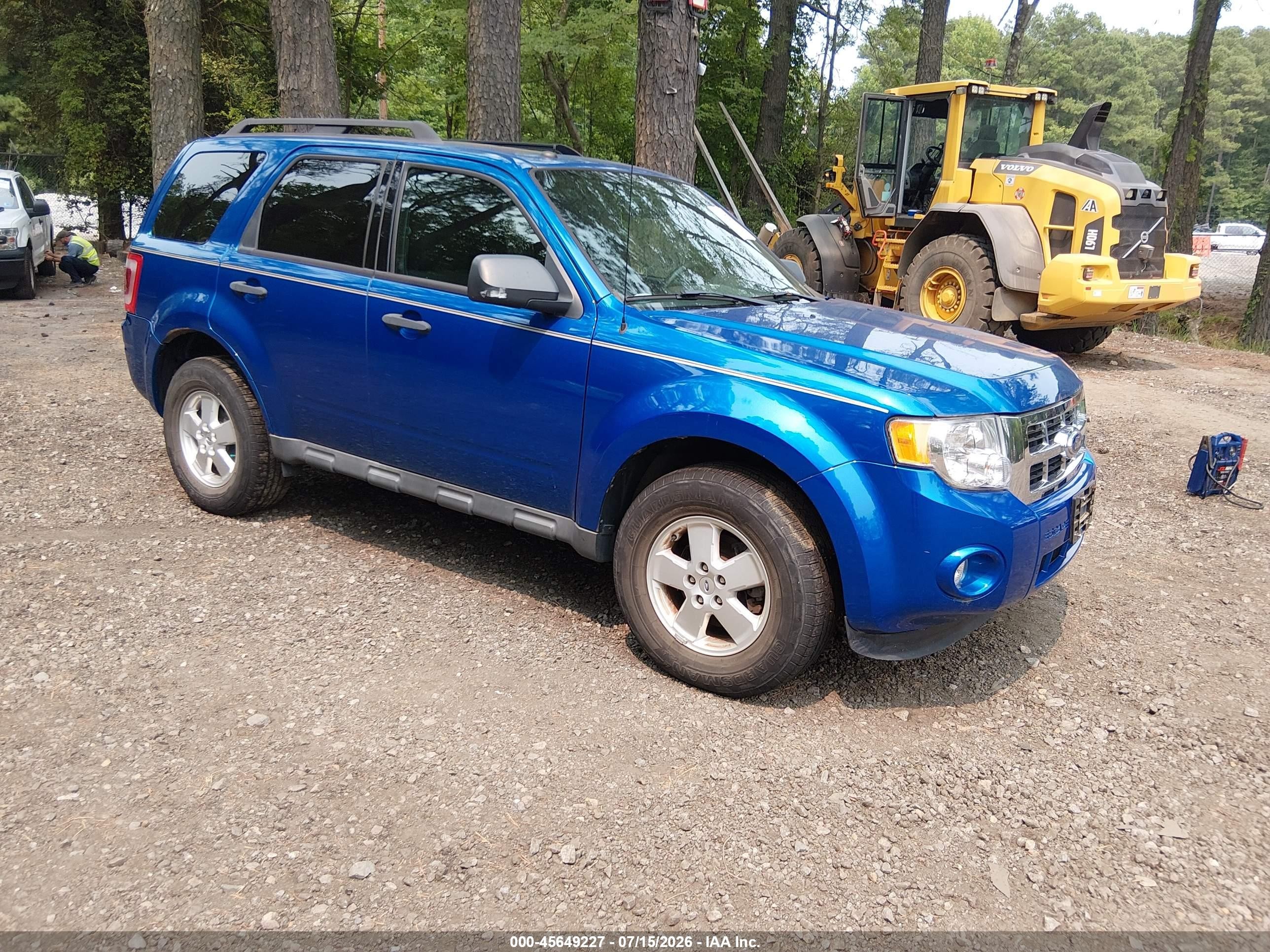 2011 Ford Escape Xlt Blue vin: 1FMCU9DG6BKA48330