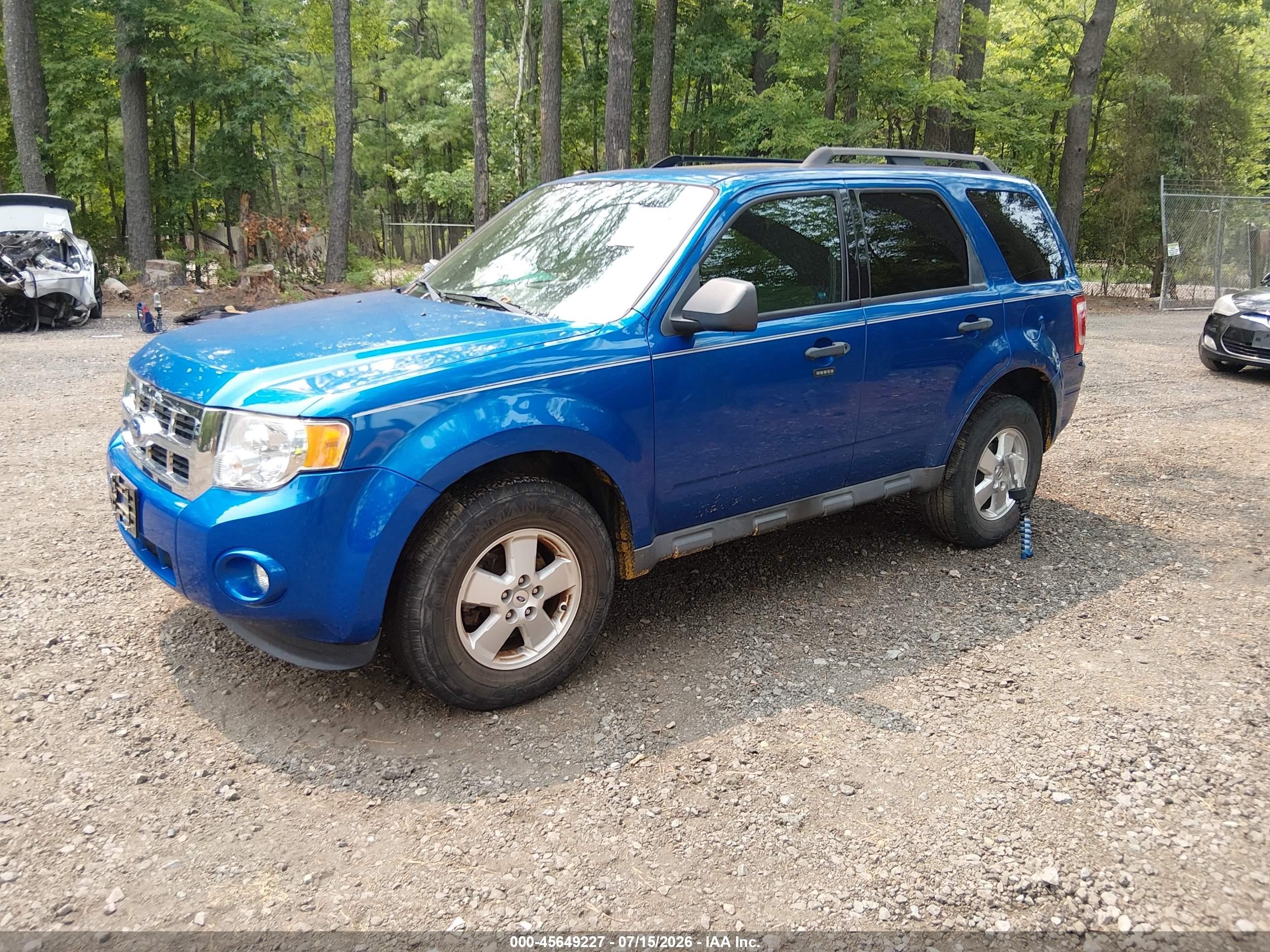 2011 Ford Escape Xlt Blue vin: 1FMCU9DG6BKA48330