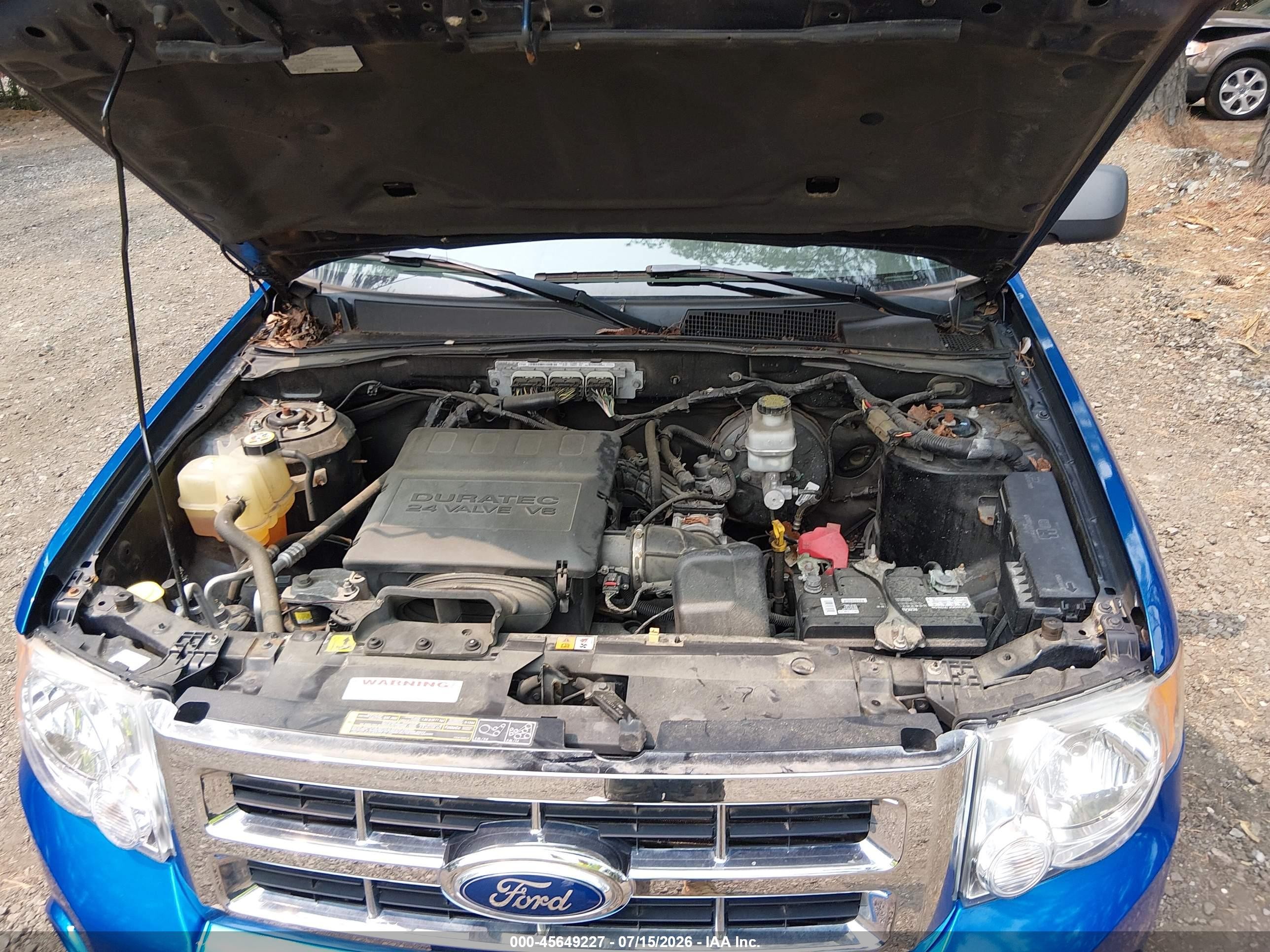 2011 Ford Escape Xlt Blue vin: 1FMCU9DG6BKA48330