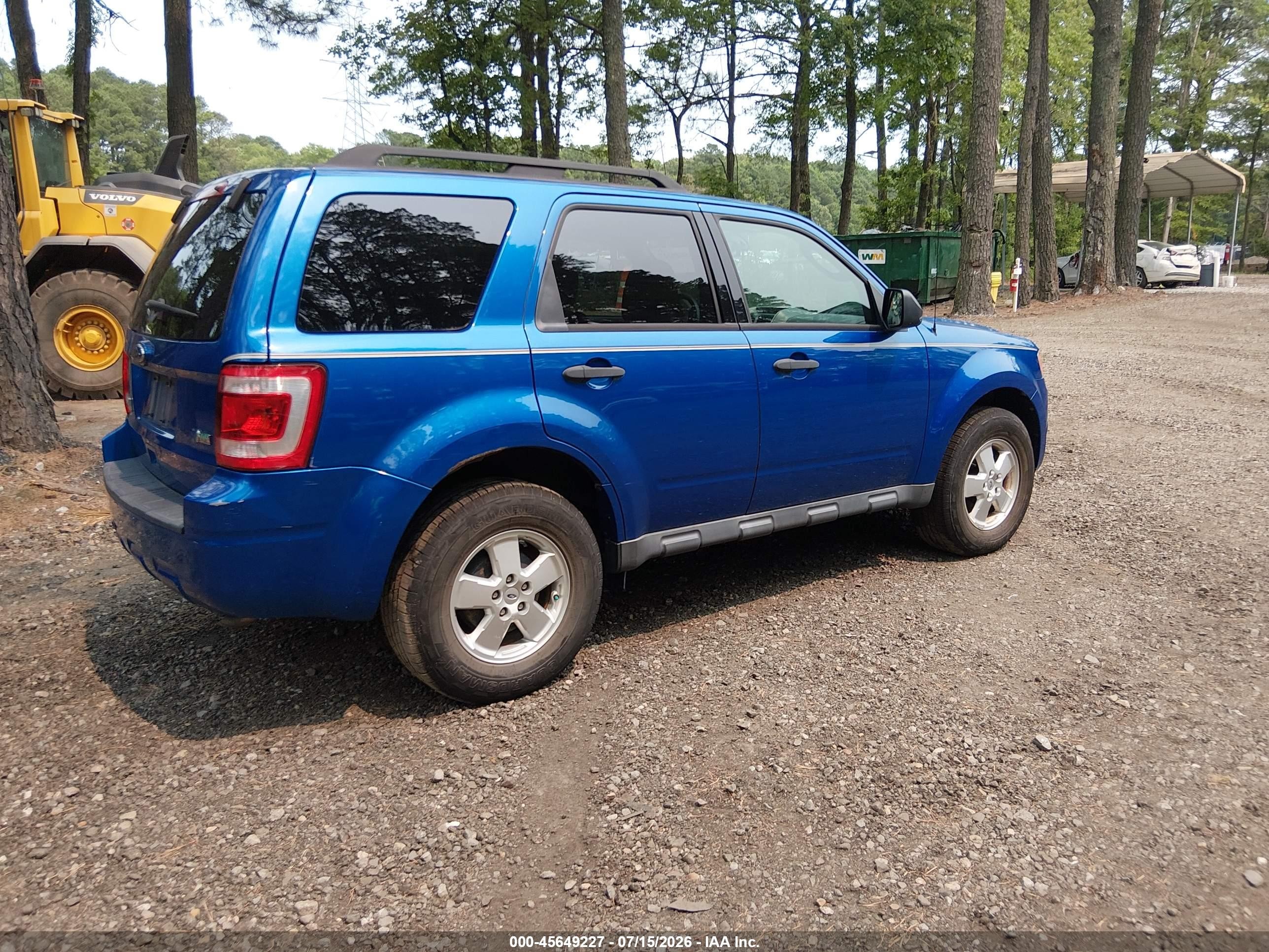 2011 Ford Escape Xlt Blue vin: 1FMCU9DG6BKA48330