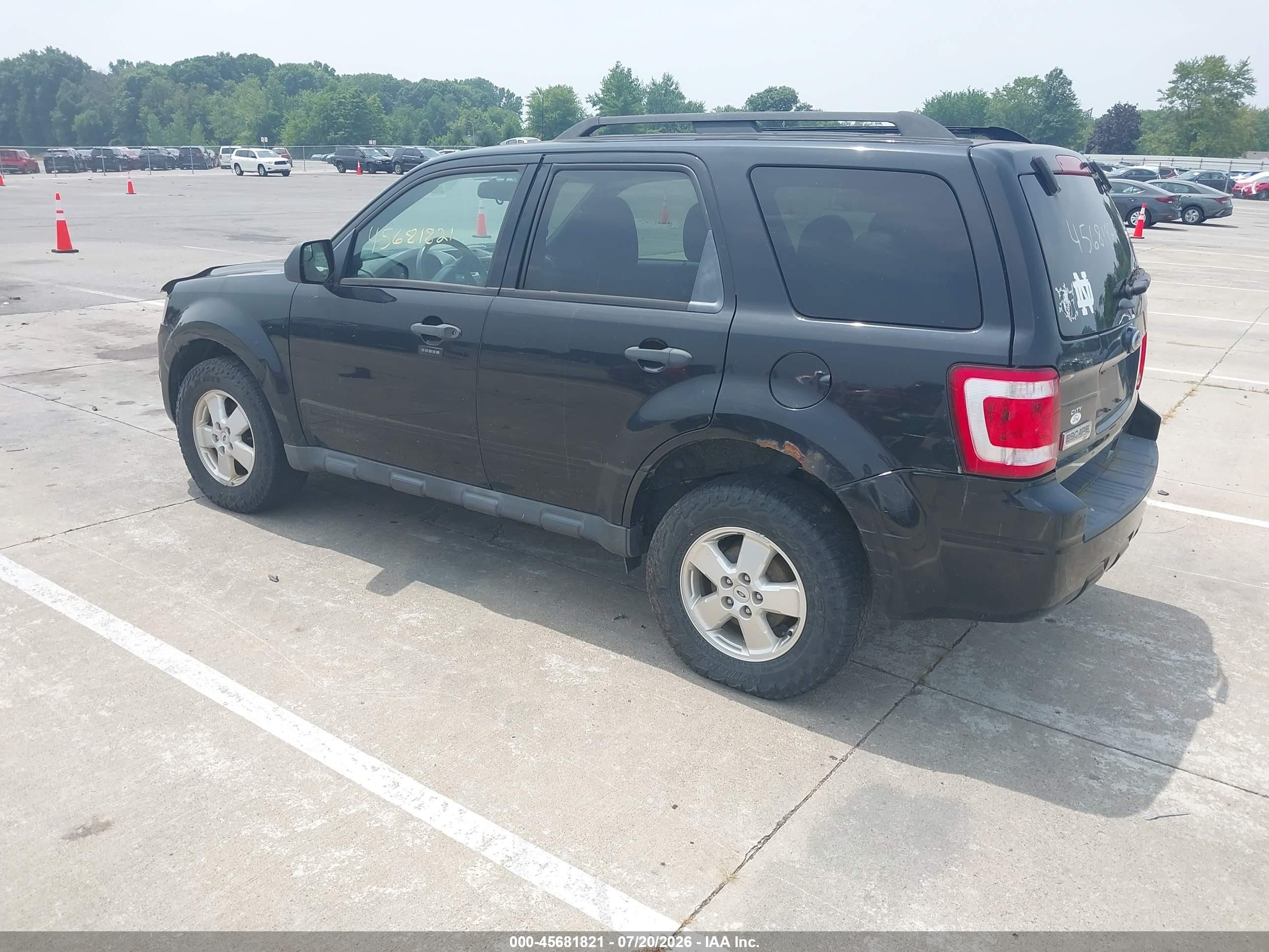 2011 Ford Escape Xlt Black vin: 1FMCU9DG6BKB99586