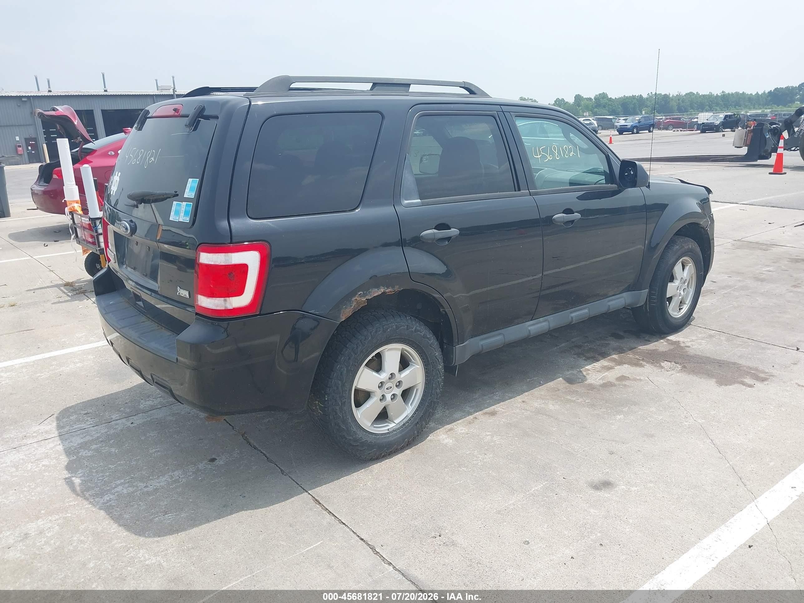 2011 Ford Escape Xlt Black vin: 1FMCU9DG6BKB99586