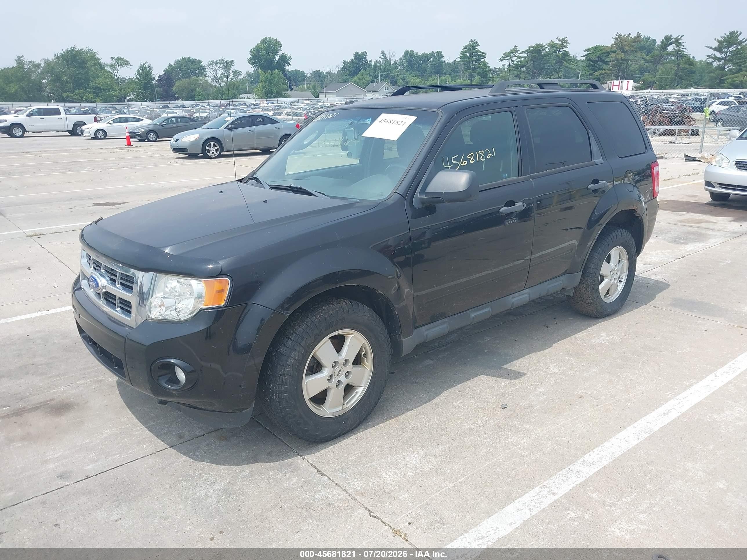 2011 Ford Escape Xlt Black vin: 1FMCU9DG6BKB99586