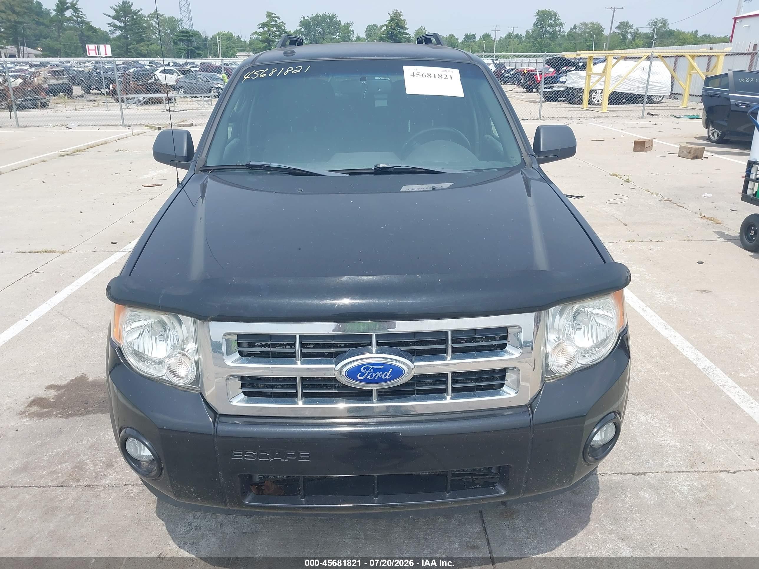 2011 Ford Escape Xlt Black vin: 1FMCU9DG6BKB99586