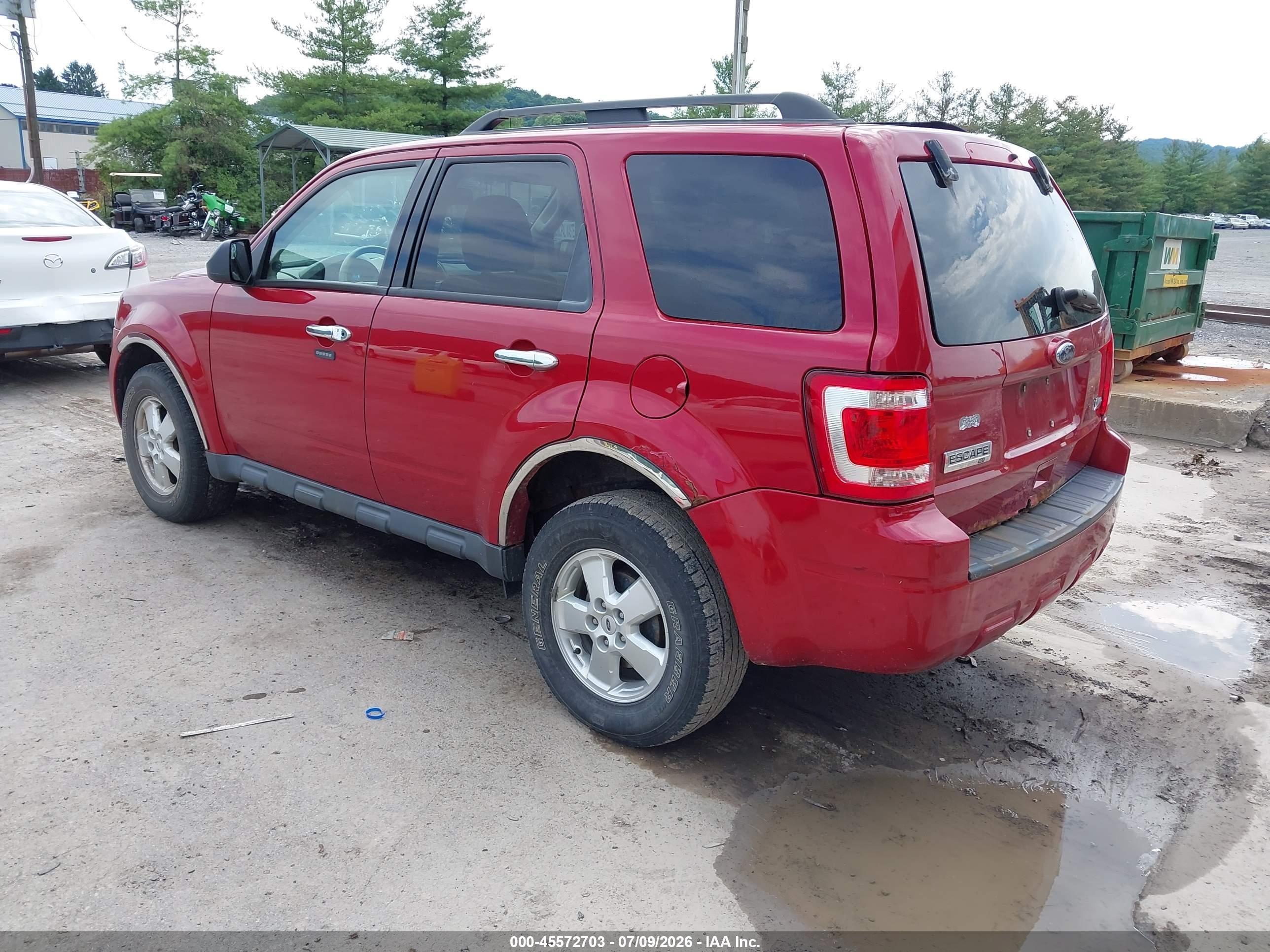 2010 Ford Escape Xlt Red vin: 1FMCU9DG7AKA41434
