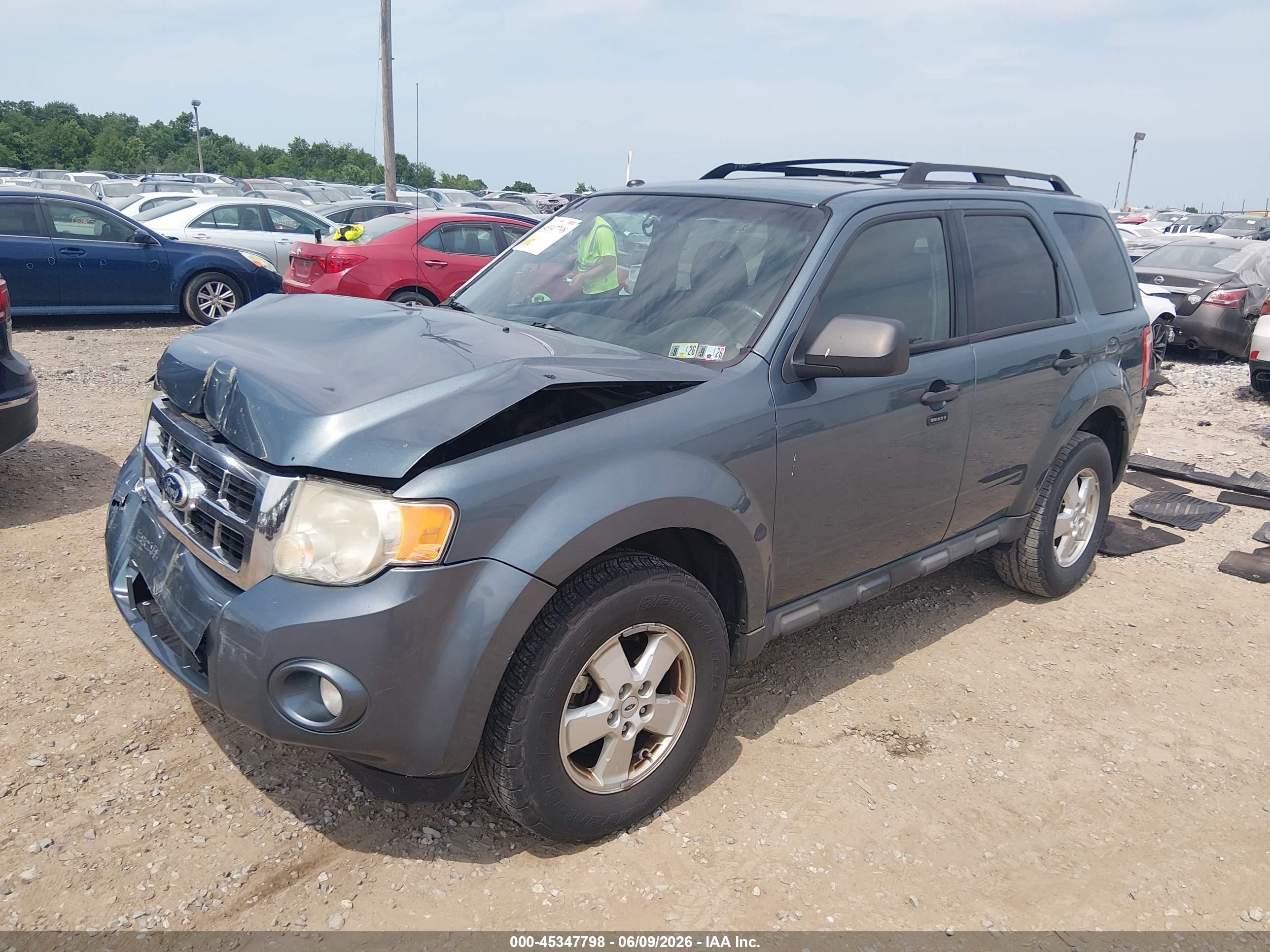 2010 Ford Escape Xlt Blue vin: 1FMCU9DG7AKB30727