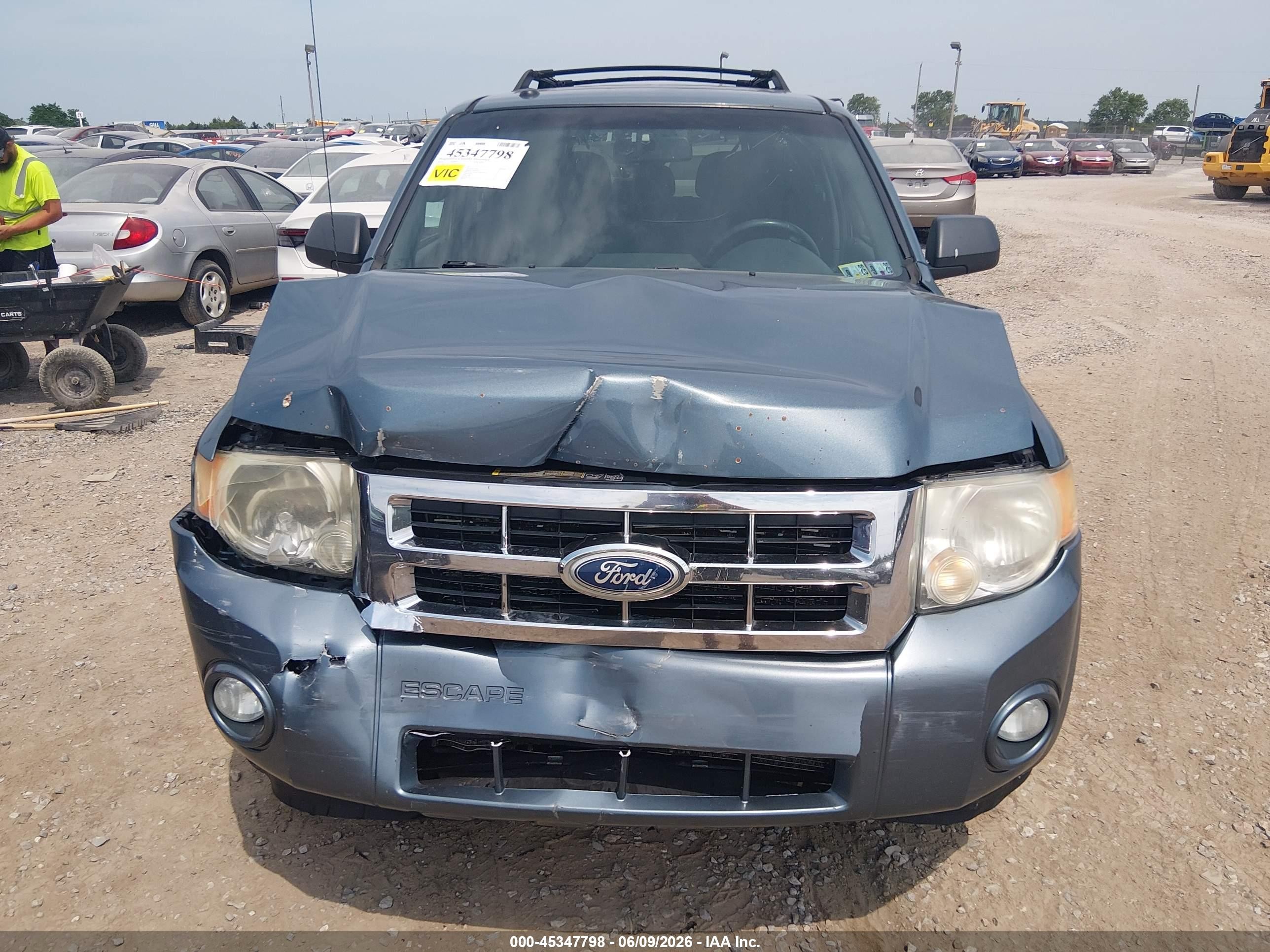 2010 Ford Escape Xlt Blue vin: 1FMCU9DG7AKB30727