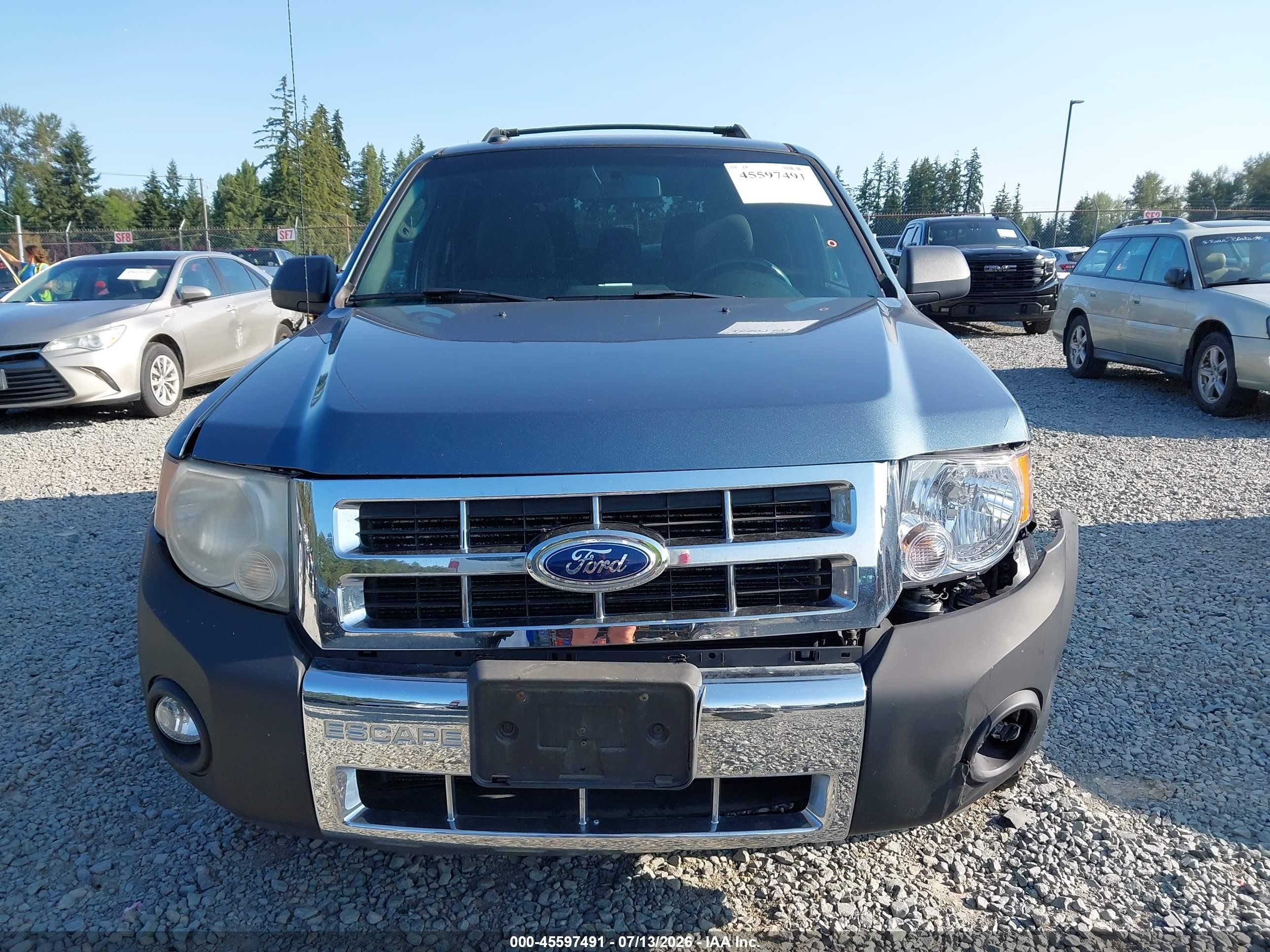 2010 Ford Escape Xlt Blue vin: 1FMCU9DG7AKC66078
