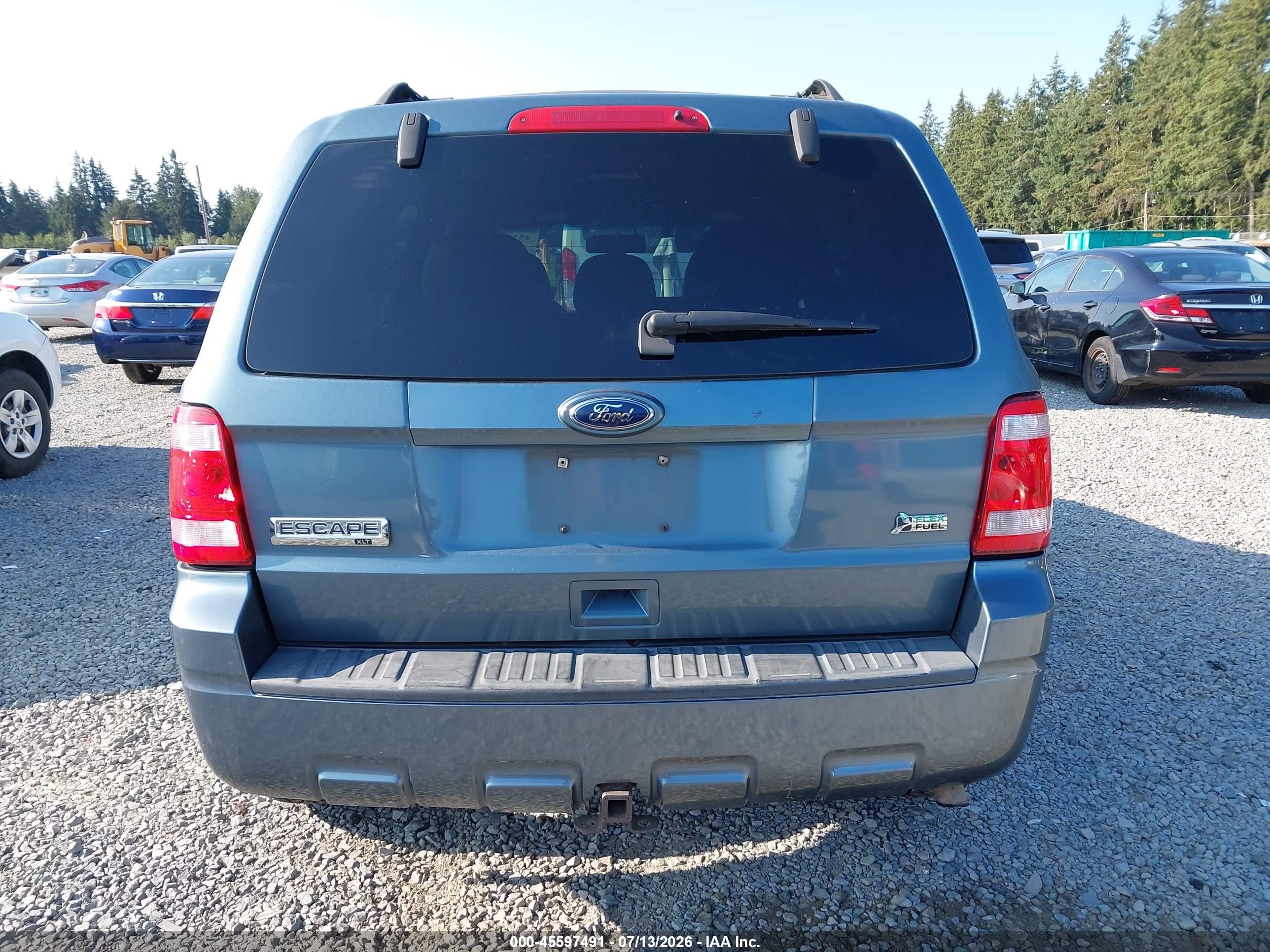 2010 Ford Escape Xlt Blue vin: 1FMCU9DG7AKC66078