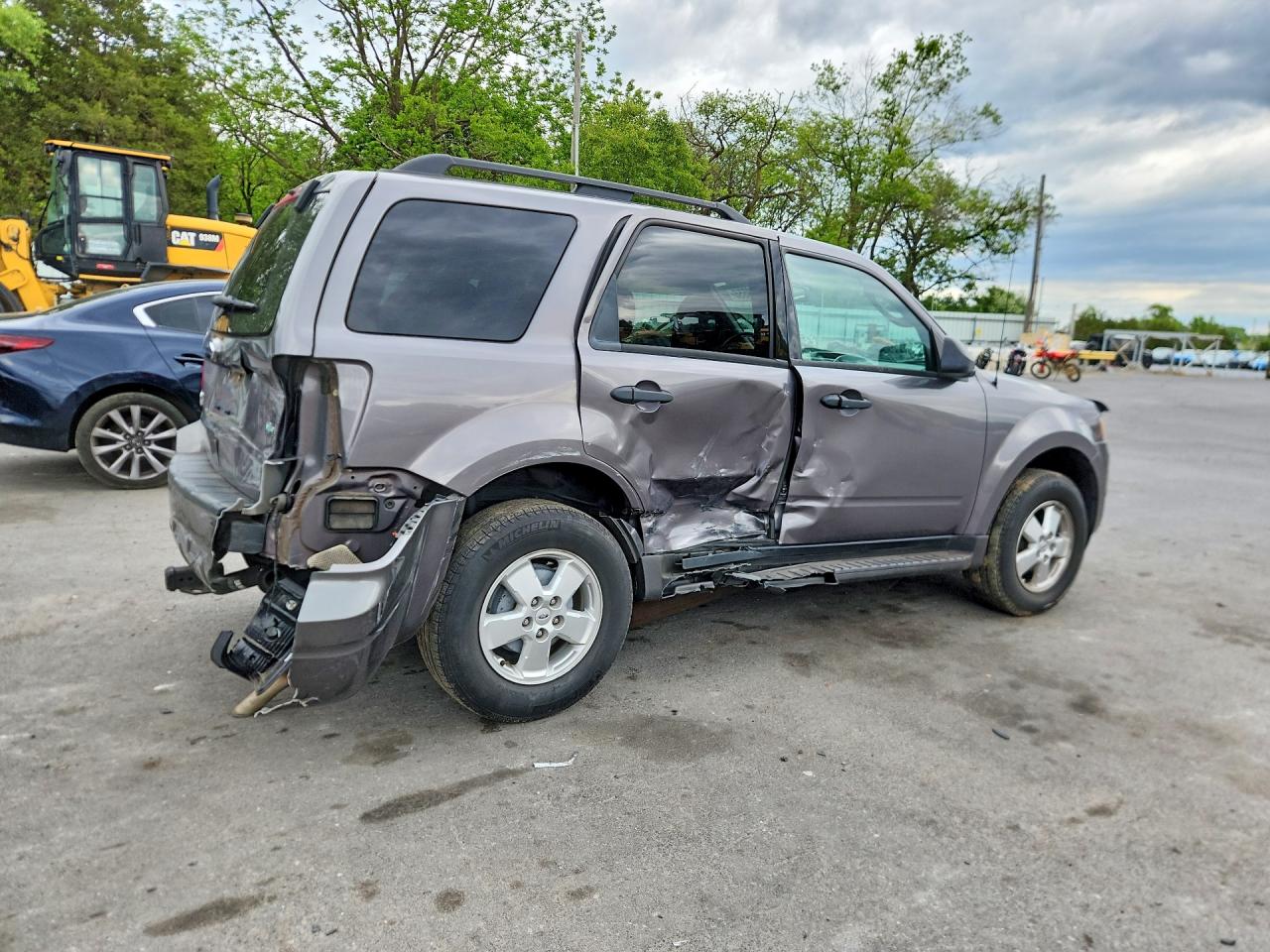 2010 Ford Escape Xlt Gray vin: 1FMCU9DG7AKD30278