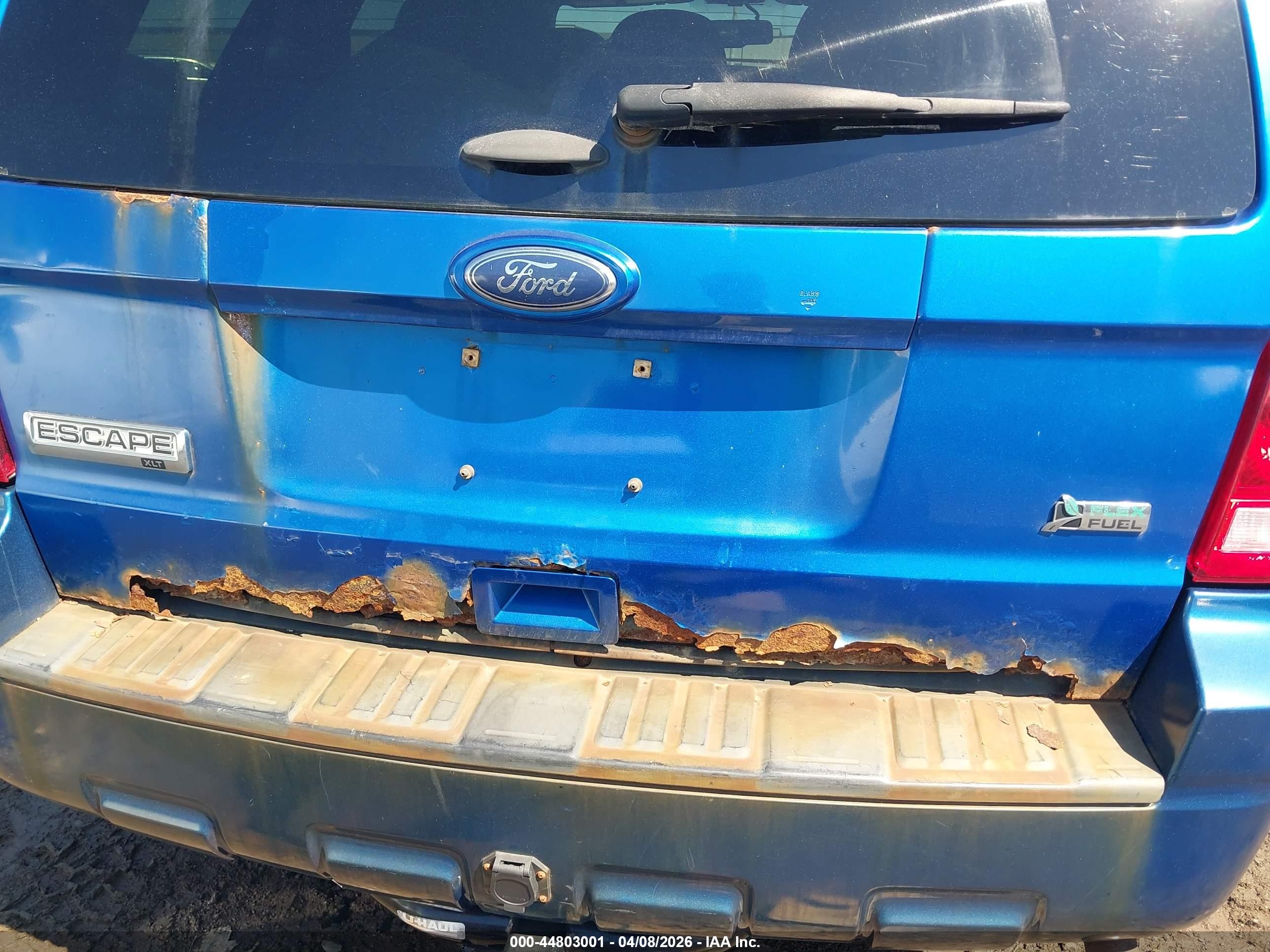 2011 Ford Escape Xlt Blue vin: 1FMCU9DG7BKA73429