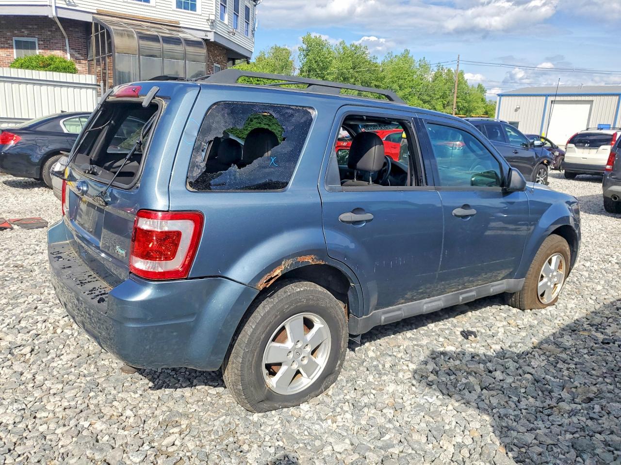 2012 Ford Escape Xlt Blue vin: 1FMCU9DG7CKA80303