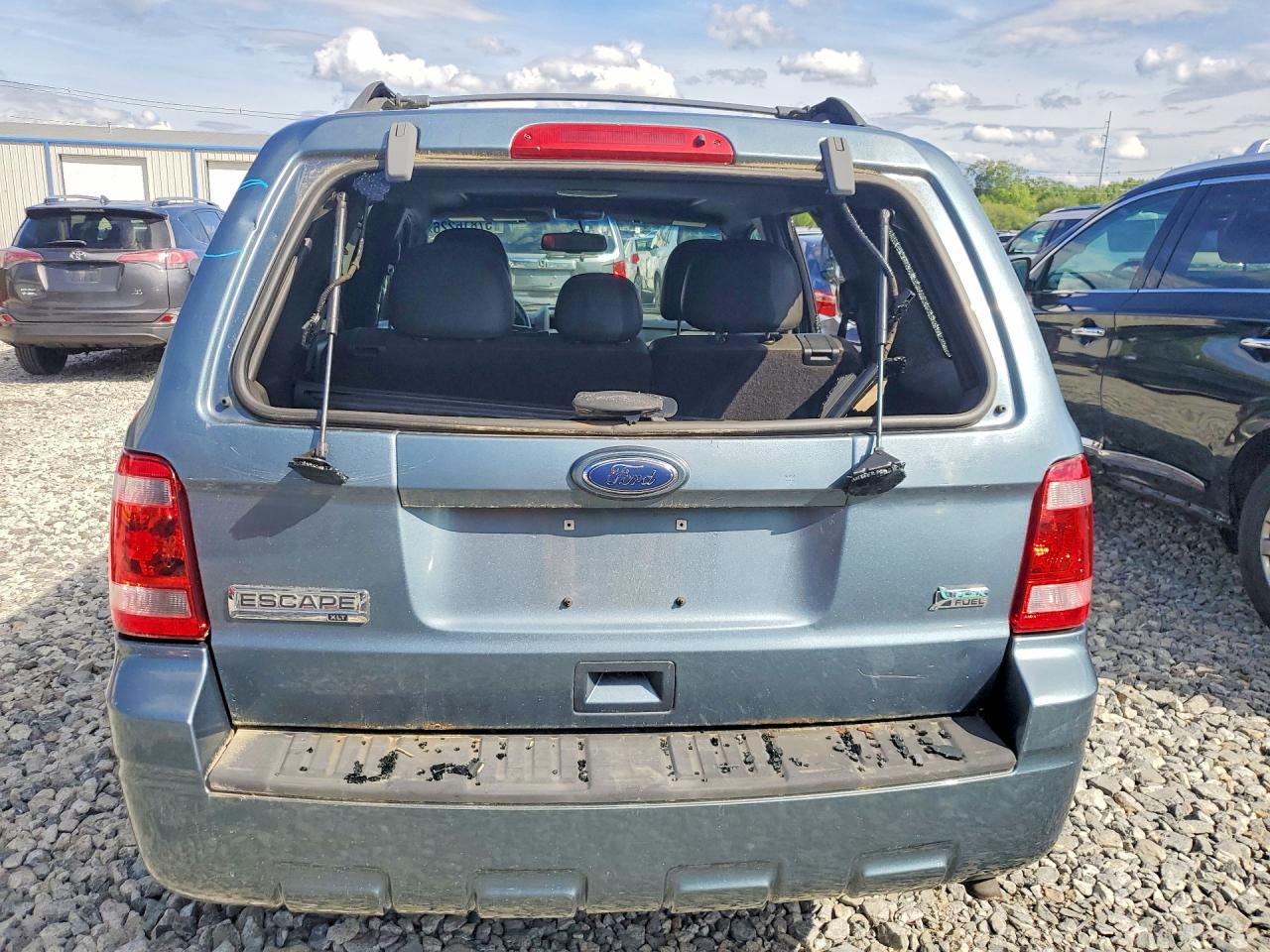 2012 Ford Escape Xlt Blue vin: 1FMCU9DG7CKA80303