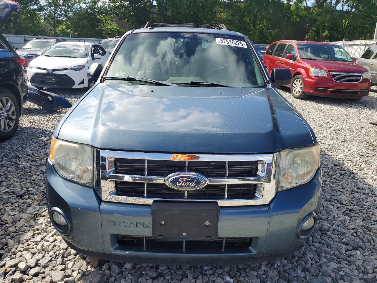 2012 Ford Escape Xlt Blue vin: 1FMCU9DG7CKA80303