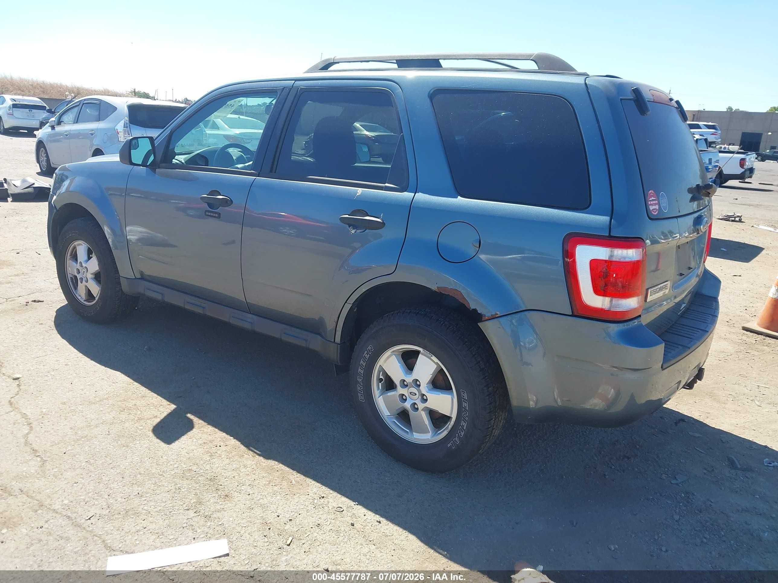 2012 Ford Escape Xlt Light Blue vin: 1FMCU9DG7CKB16765