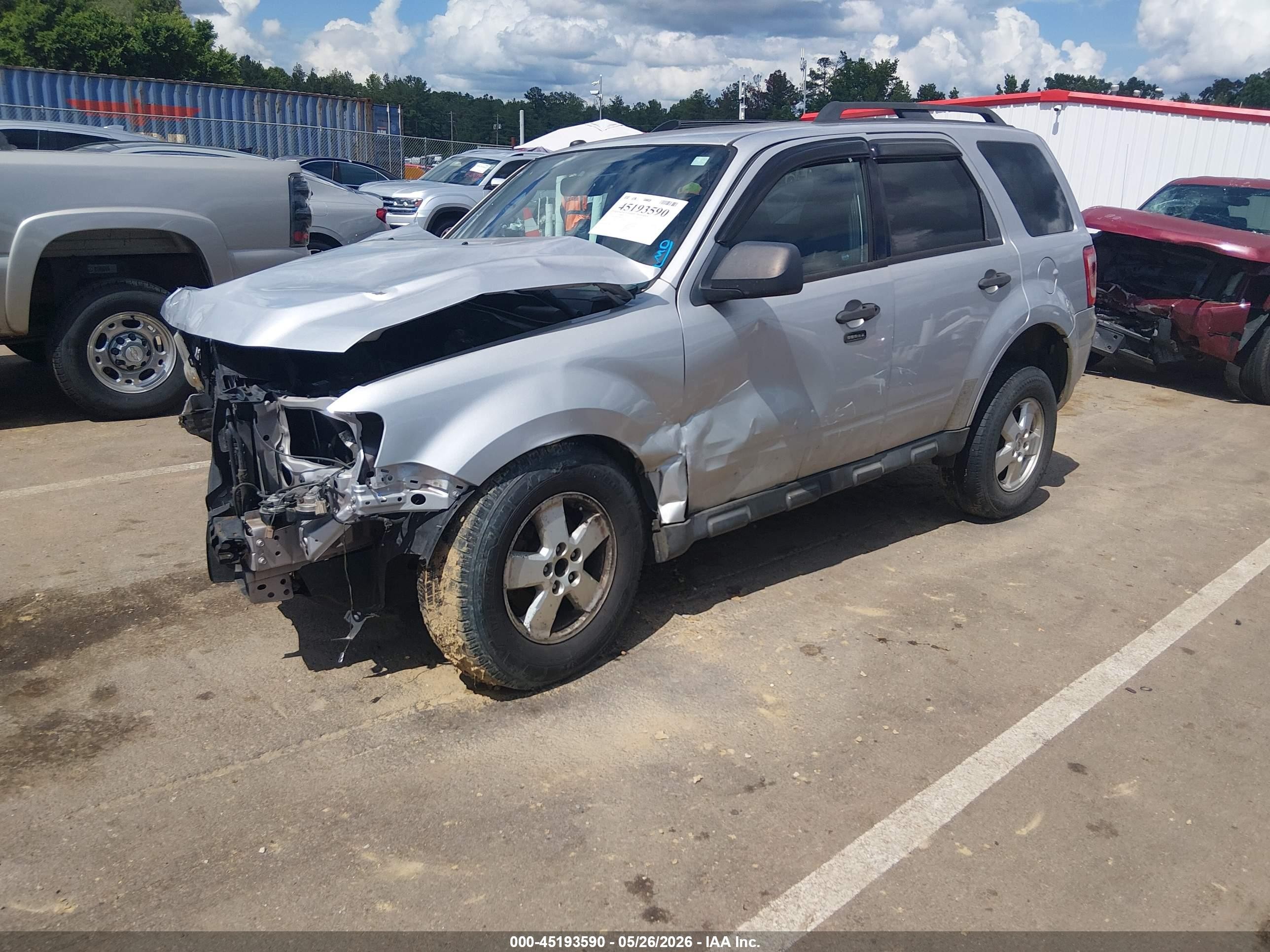 2012 Ford Escape Xlt Silver vin: 1FMCU9DG7CKB34392
