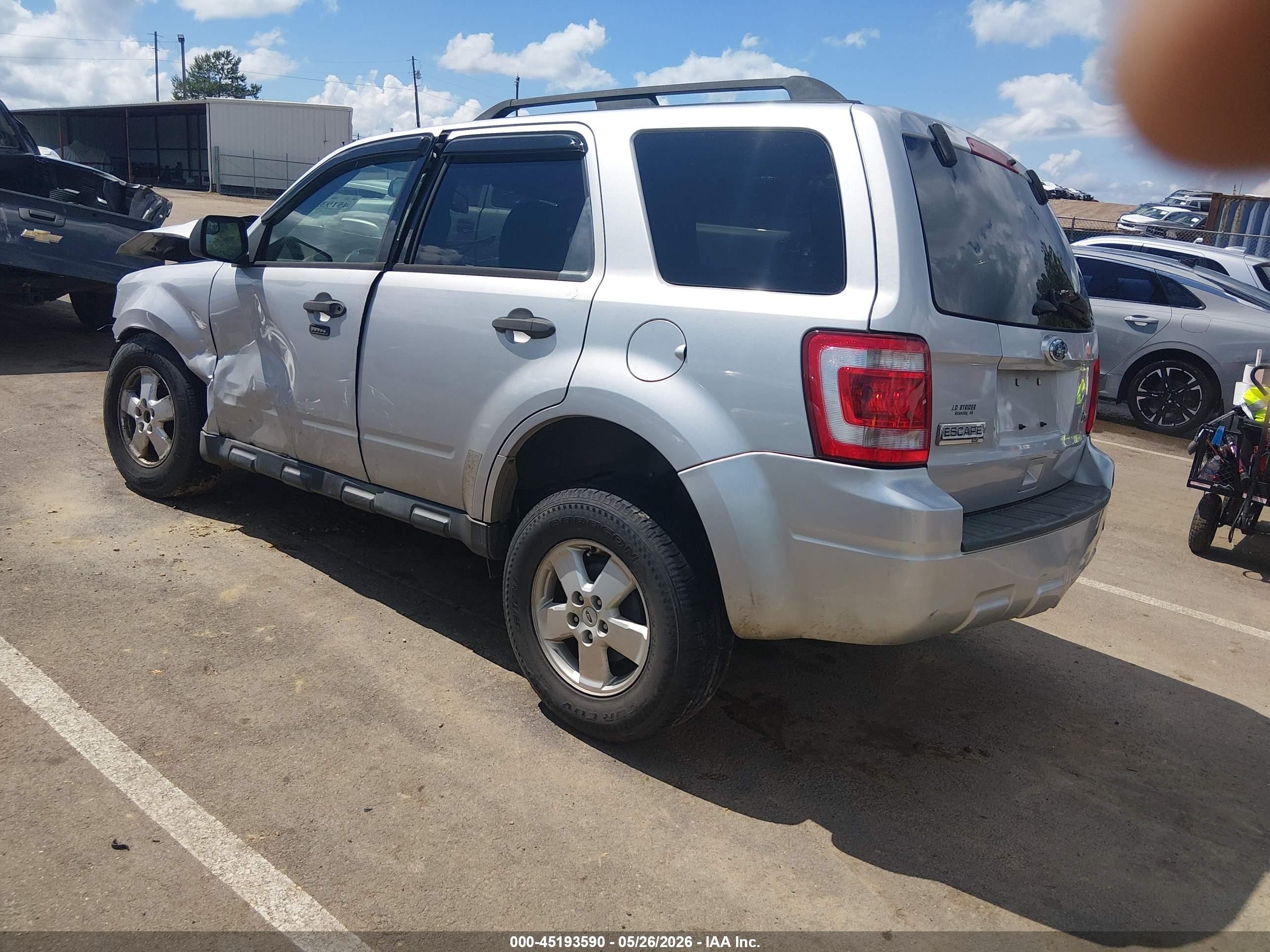 2012 Ford Escape Xlt Silver vin: 1FMCU9DG7CKB34392