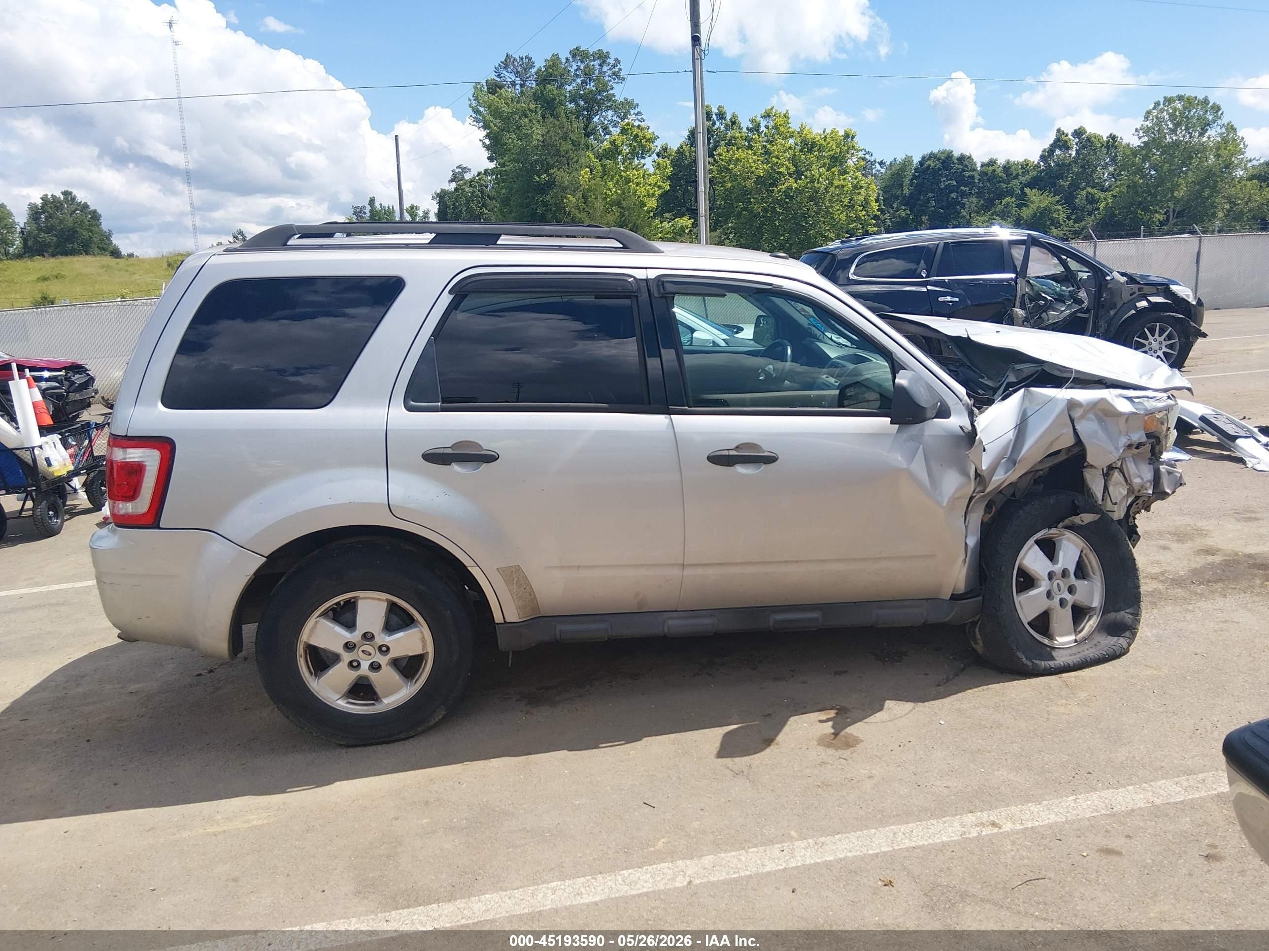 2012 Ford Escape Xlt Silver vin: 1FMCU9DG7CKB34392