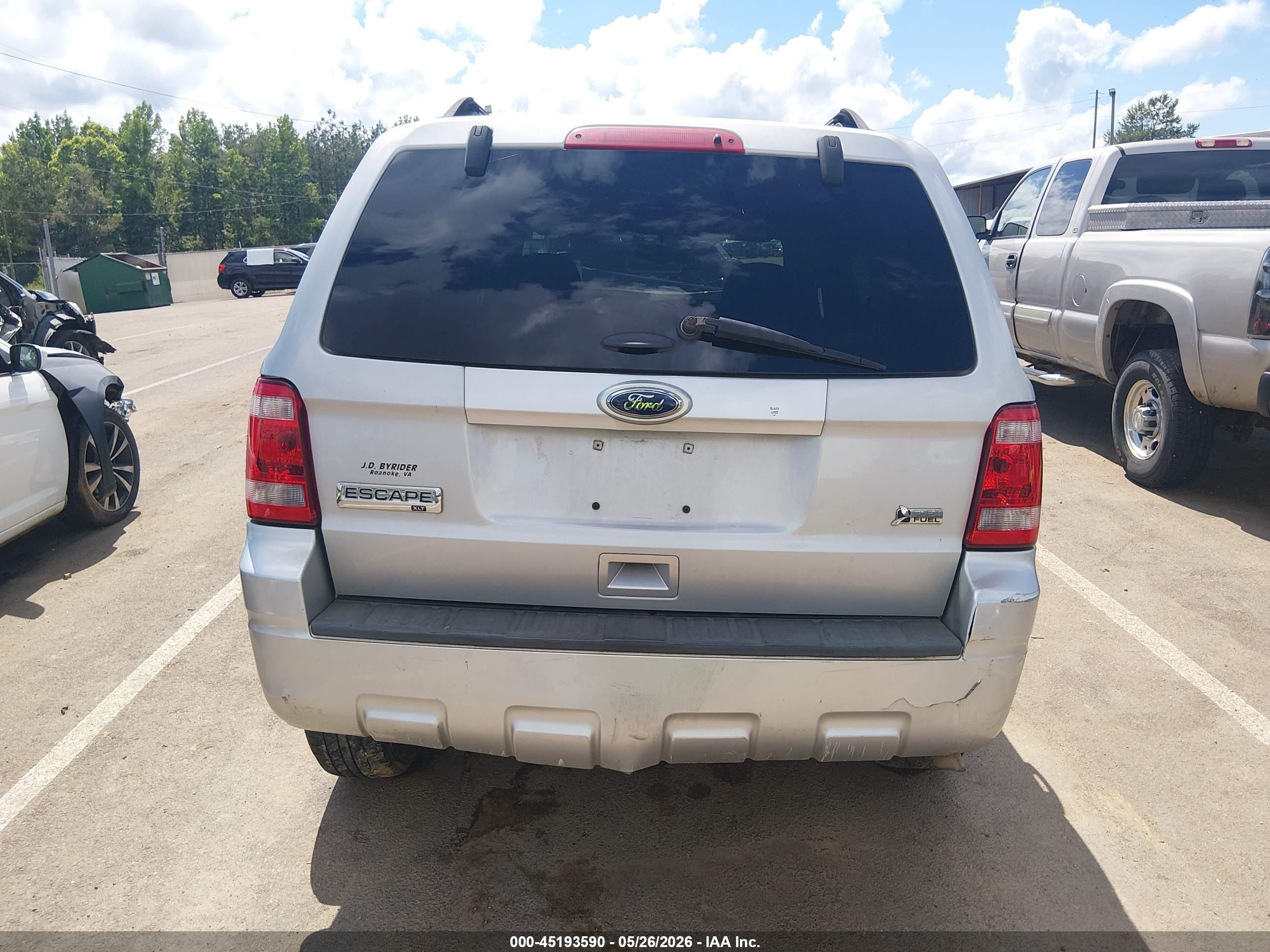 2012 Ford Escape Xlt Silver vin: 1FMCU9DG7CKB34392