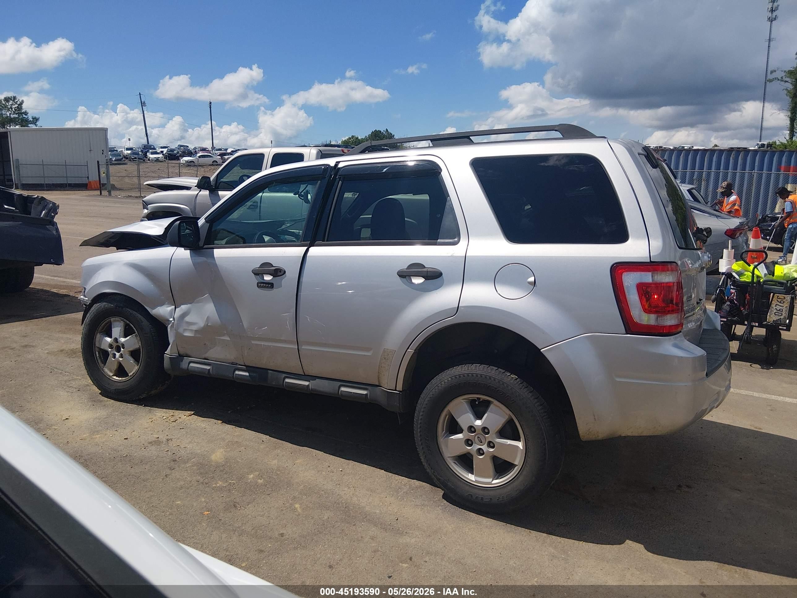 2012 Ford Escape Xlt Silver vin: 1FMCU9DG7CKB34392