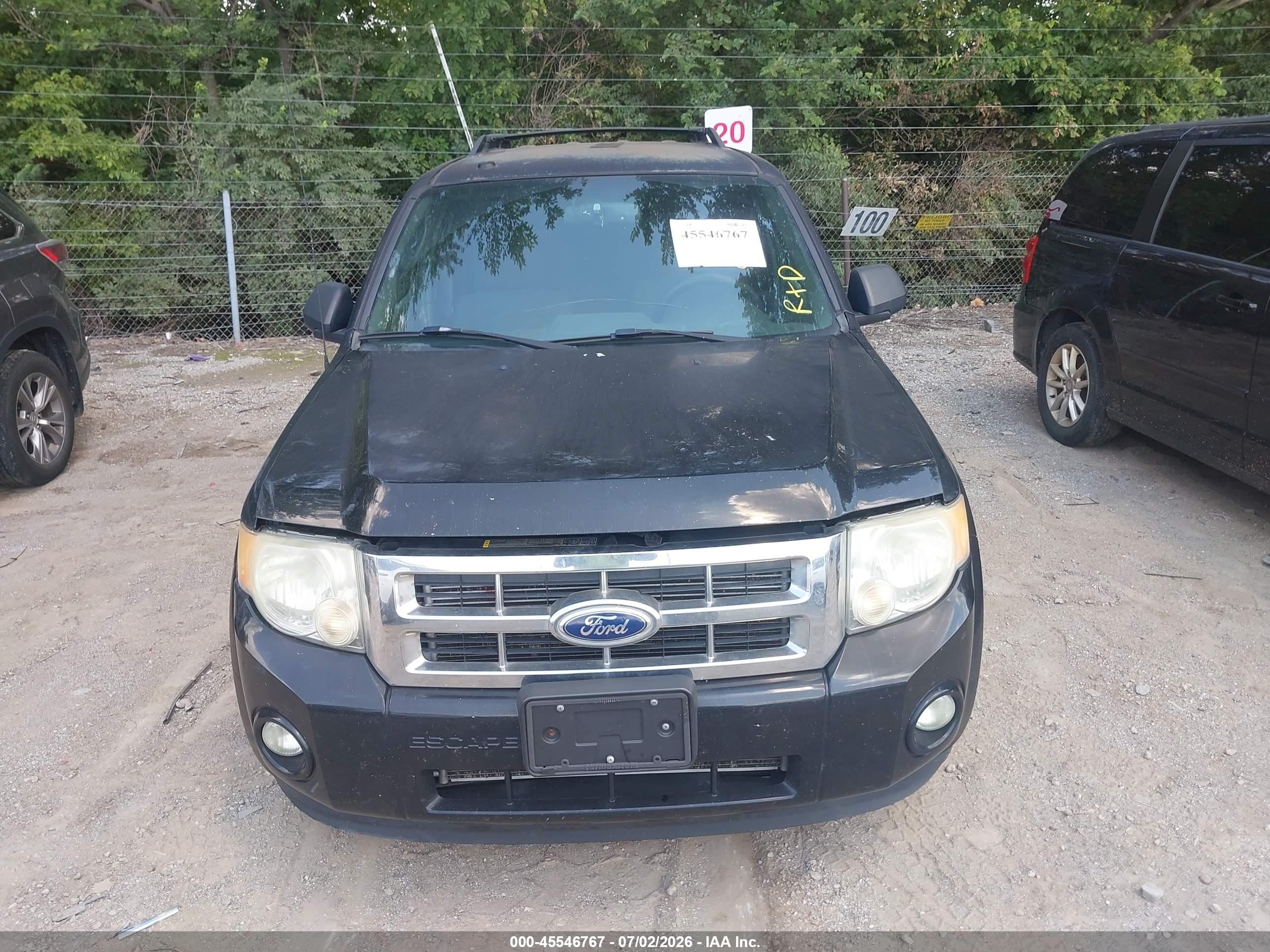 2012 Ford Escape Xlt Black vin: 1FMCU9DG7CKB55940