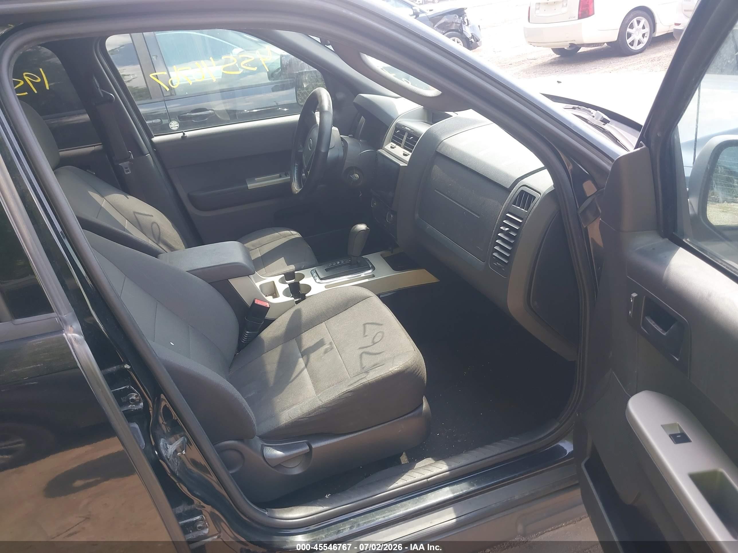2012 Ford Escape Xlt Black vin: 1FMCU9DG7CKB55940