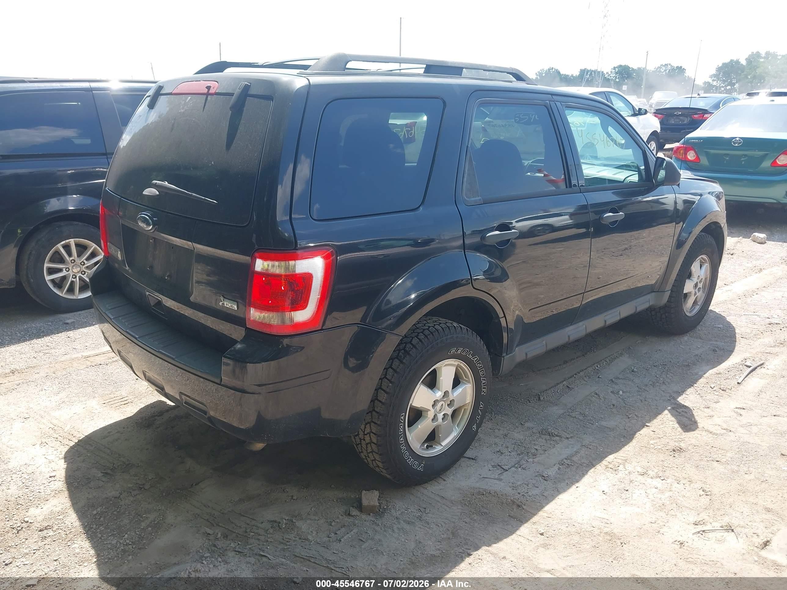 2012 Ford Escape Xlt Black vin: 1FMCU9DG7CKB55940