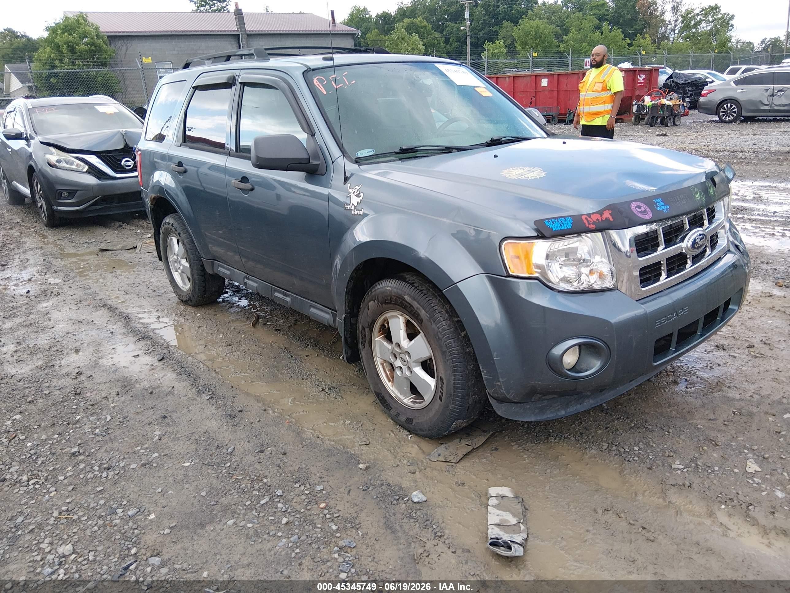 2012 Ford Escape Xlt Blue vin: 1FMCU9DG7CKC24741