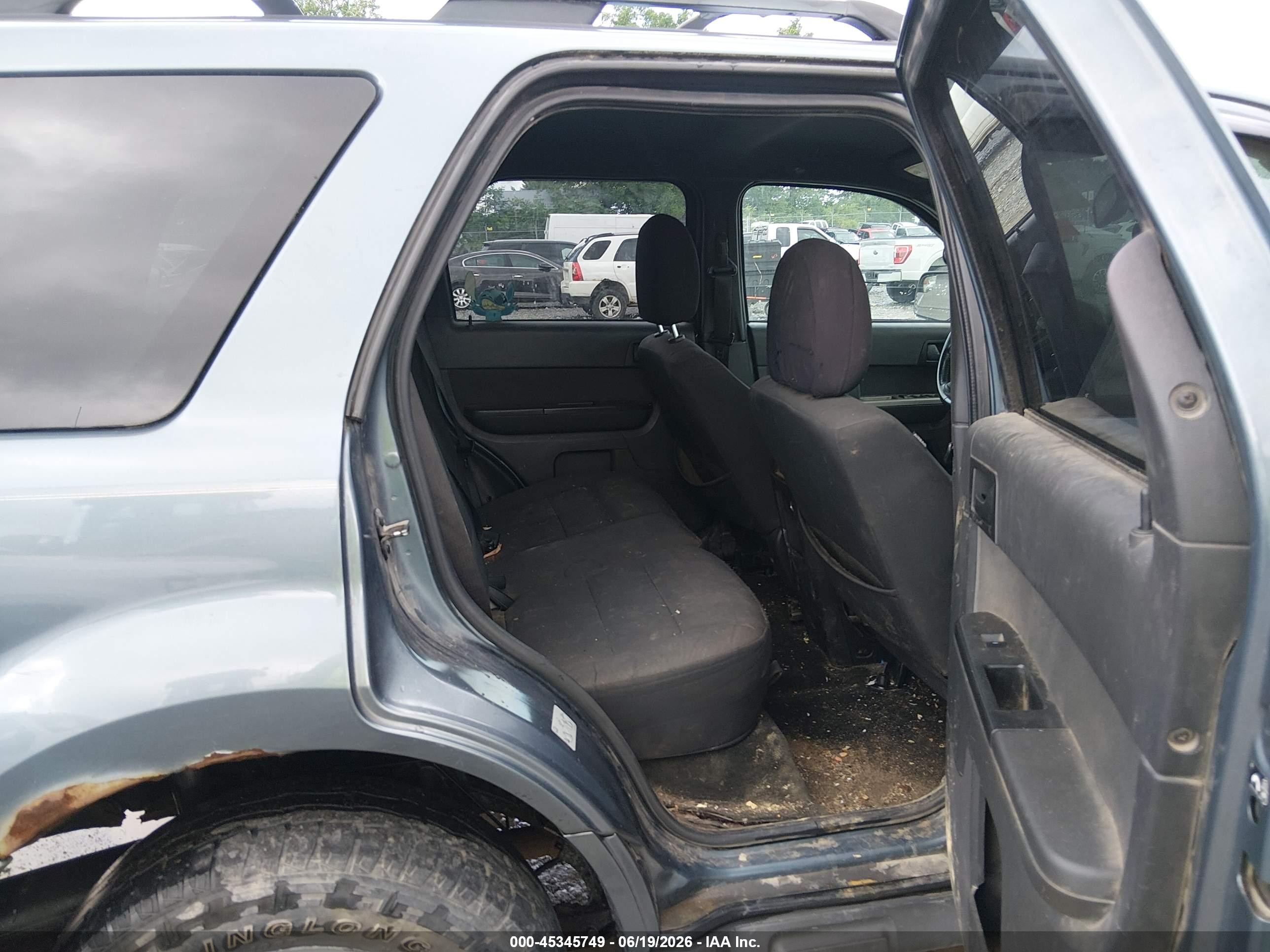 2012 Ford Escape Xlt Blue vin: 1FMCU9DG7CKC24741