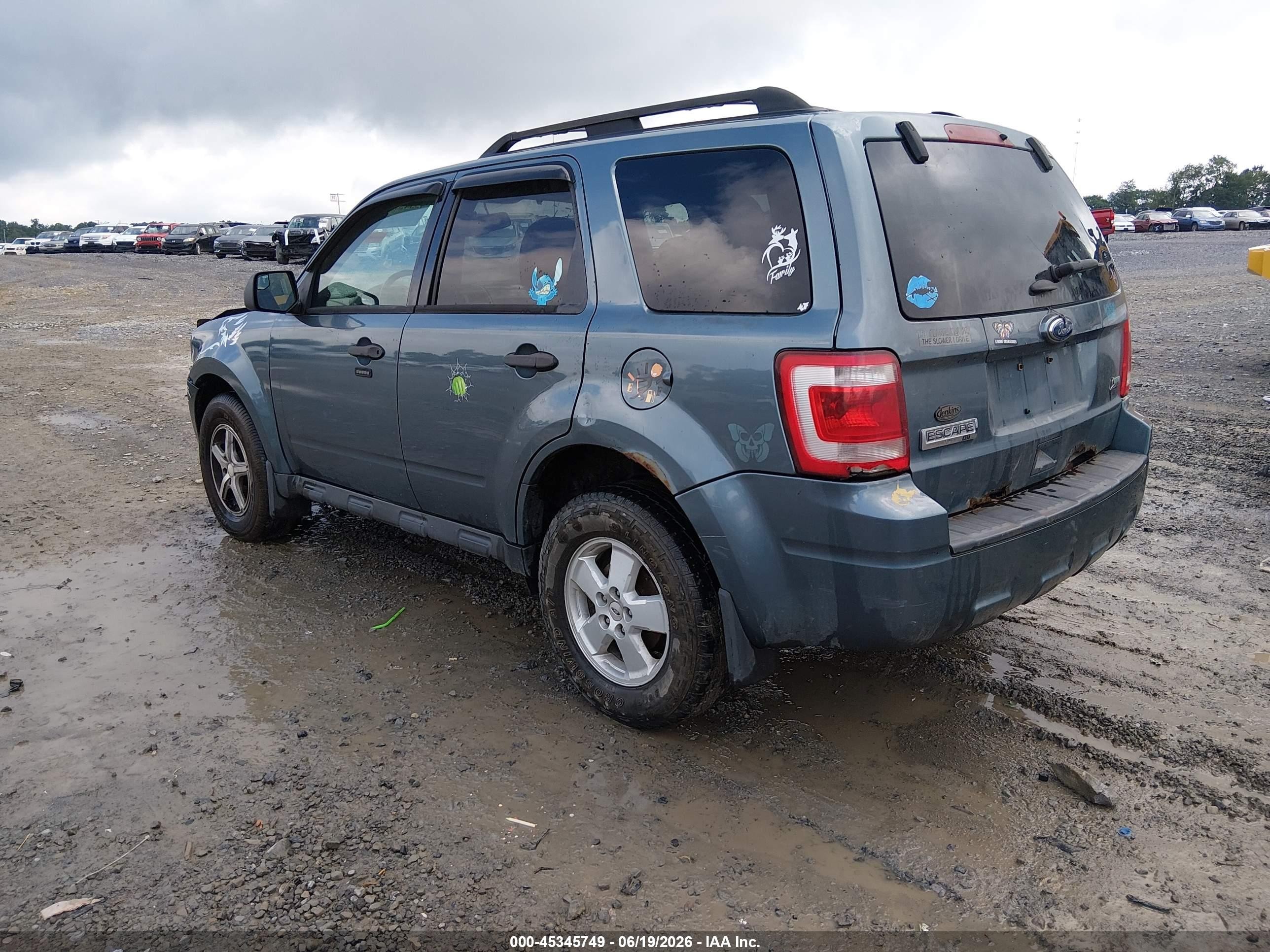 2012 Ford Escape Xlt Blue vin: 1FMCU9DG7CKC24741